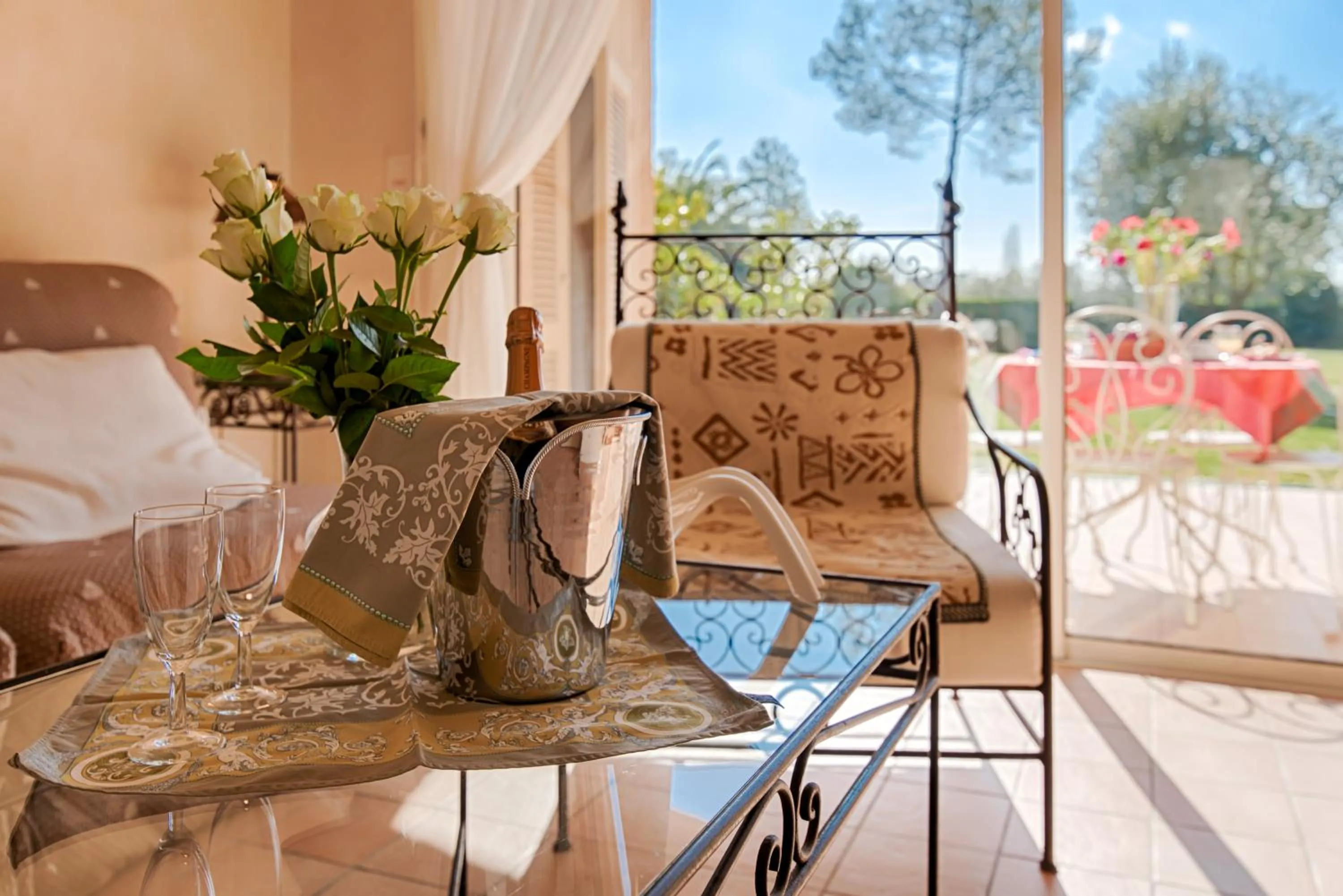 Living room in La Résidence du Moulin