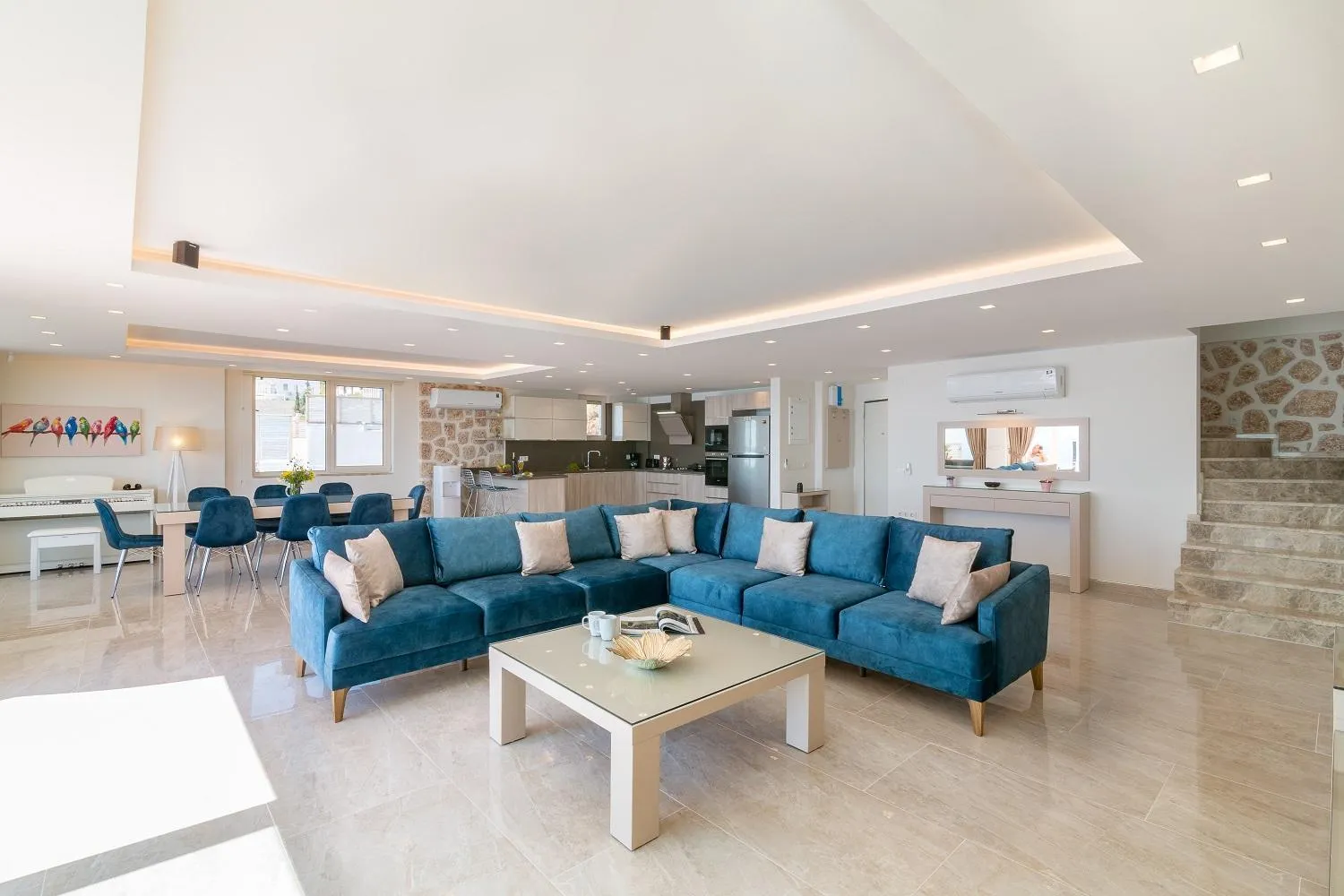 Living room in Villa La Mer Azur