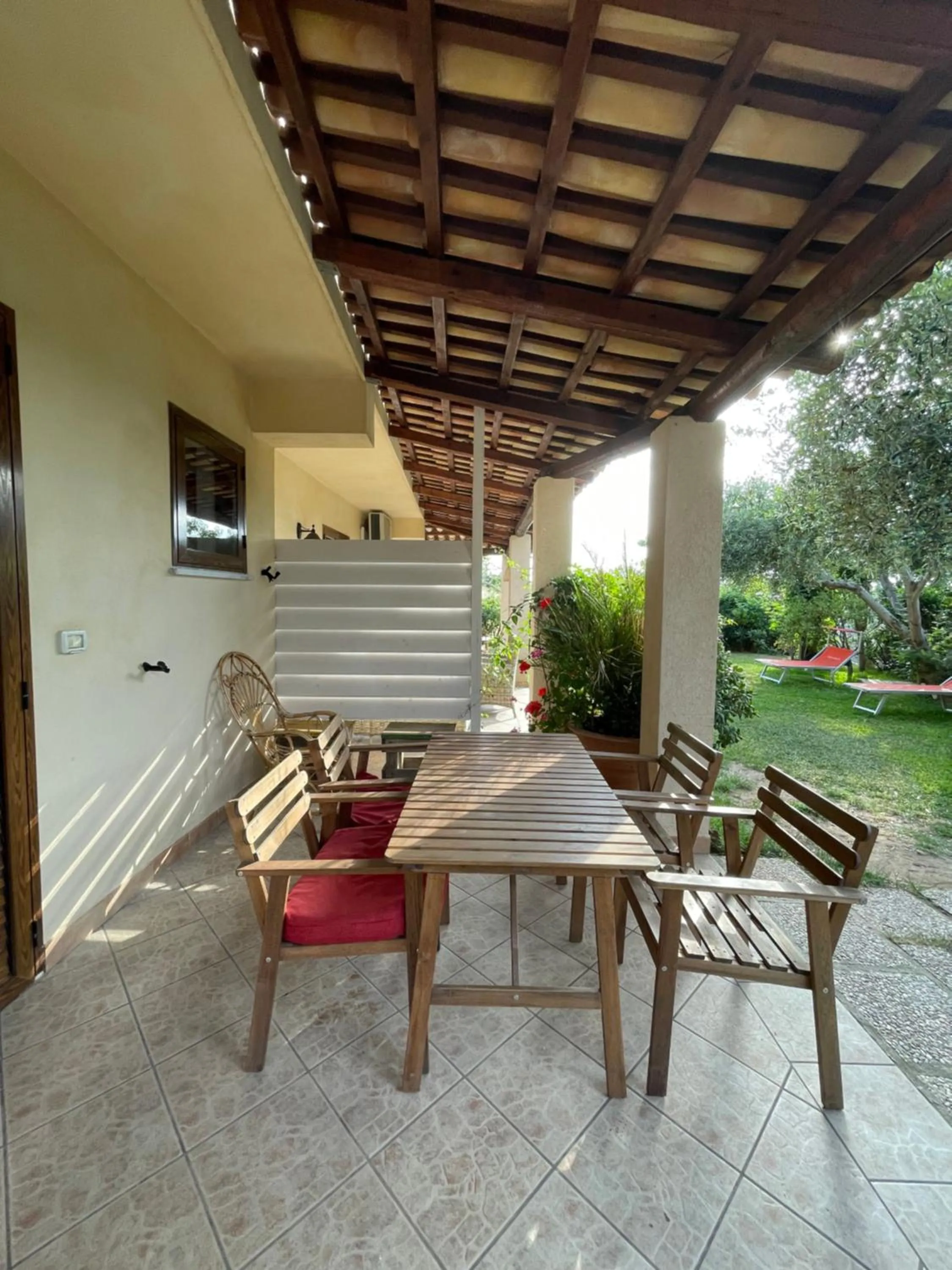 Patio in Appartamenti Pousada Michelino