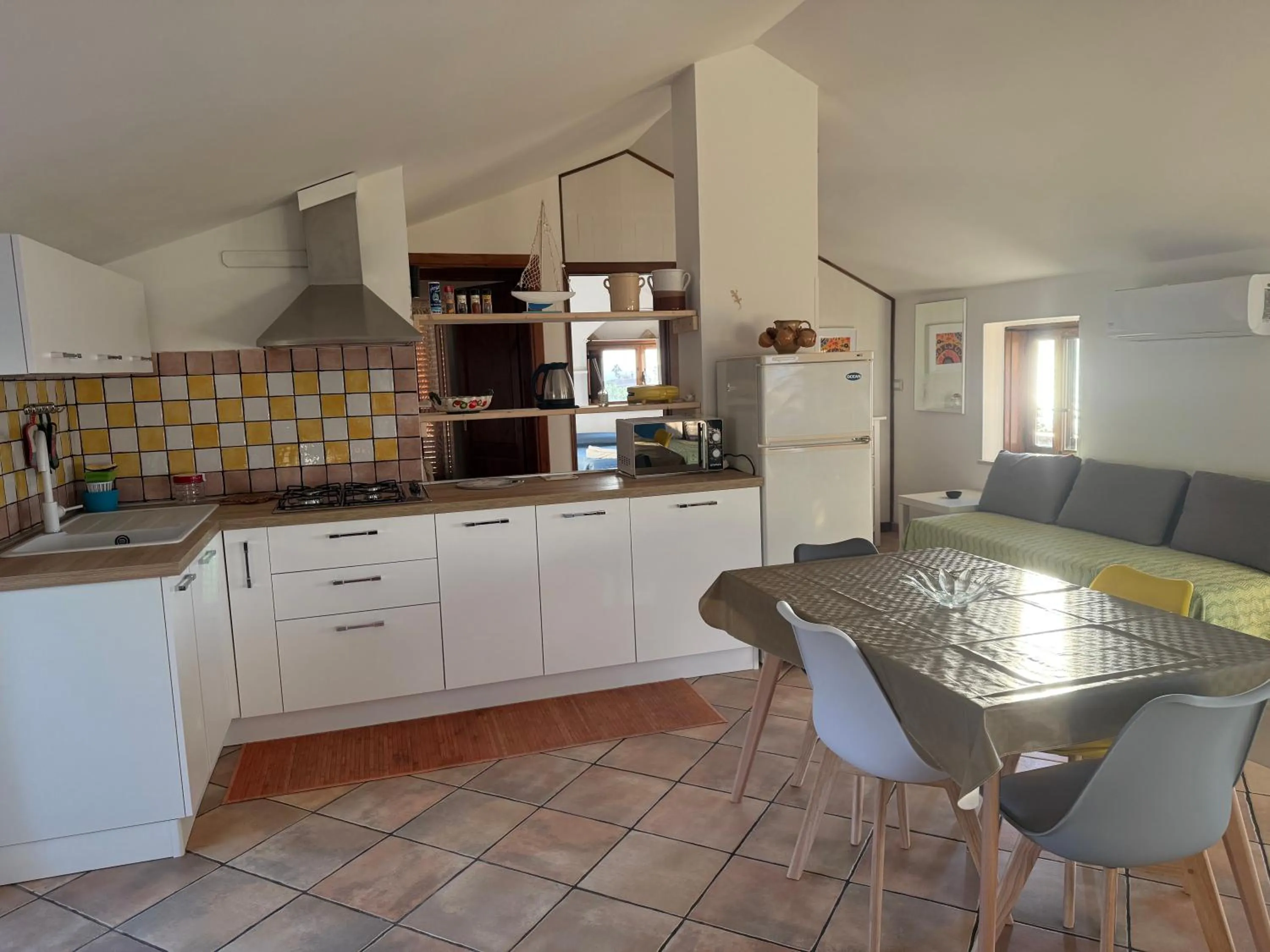 Kitchen or kitchenette in Appartamenti Pousada Michelino