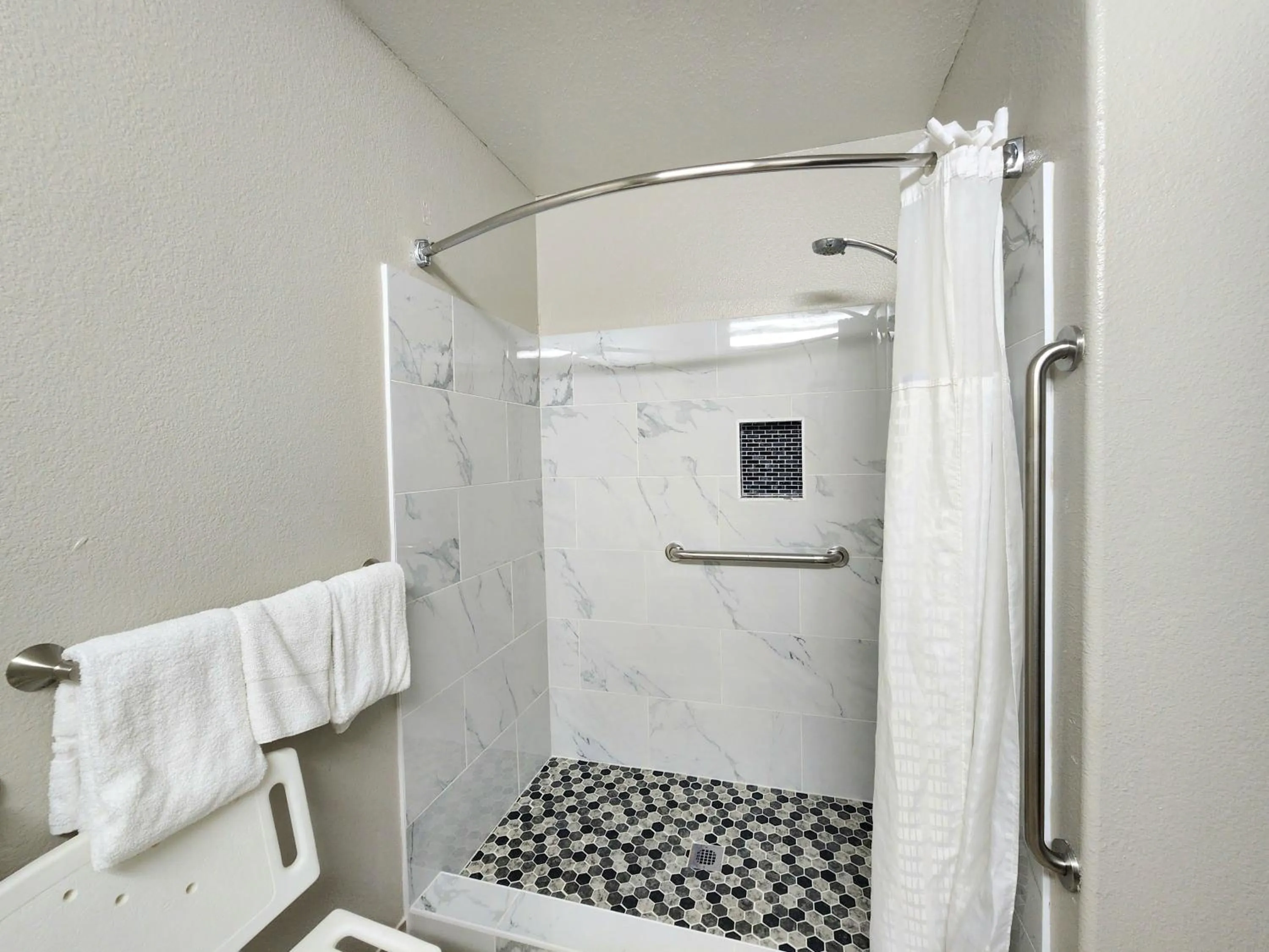 Shower in Days Inn by Wyndham Lumberton