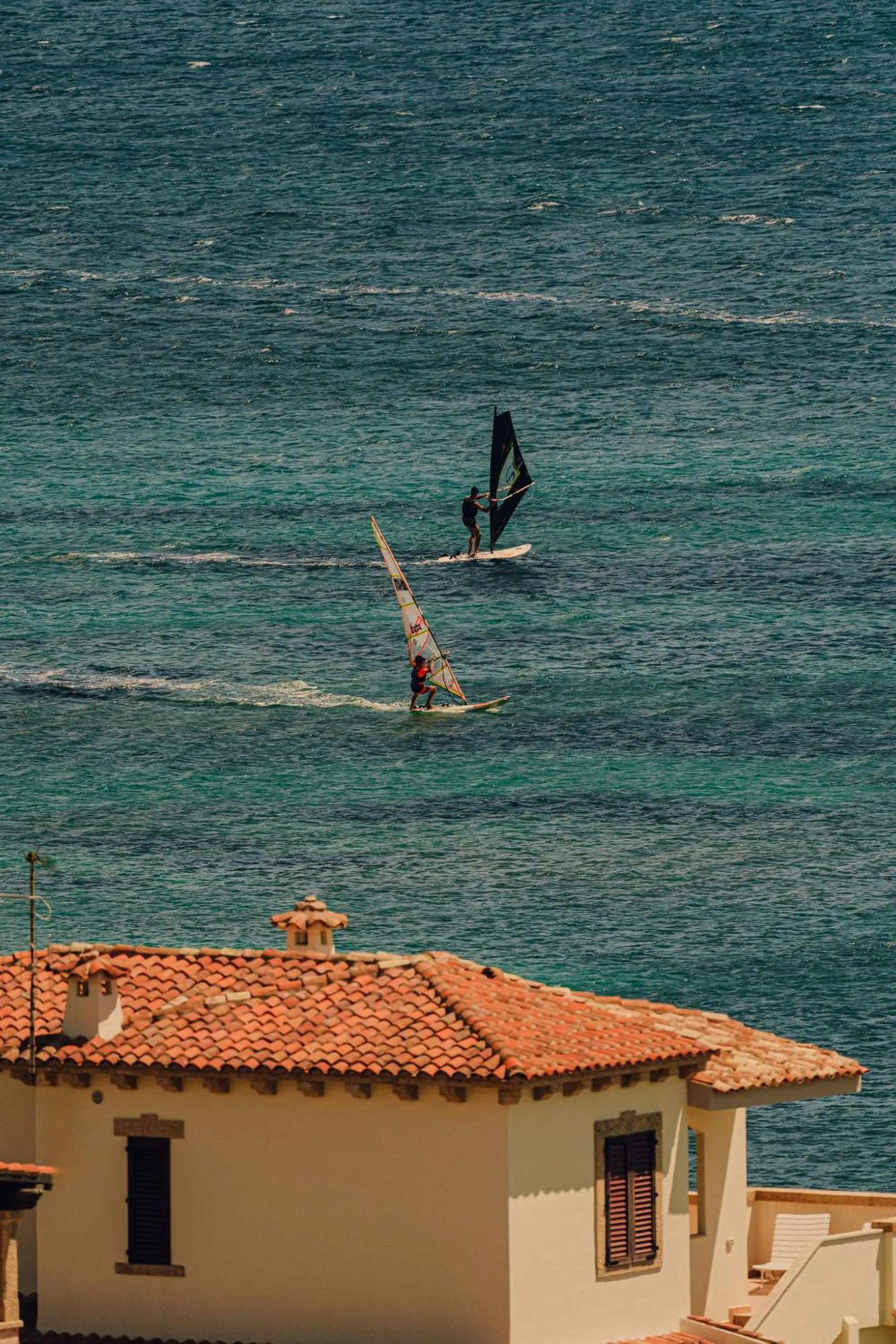Windsurfing in Aethos Sardinia