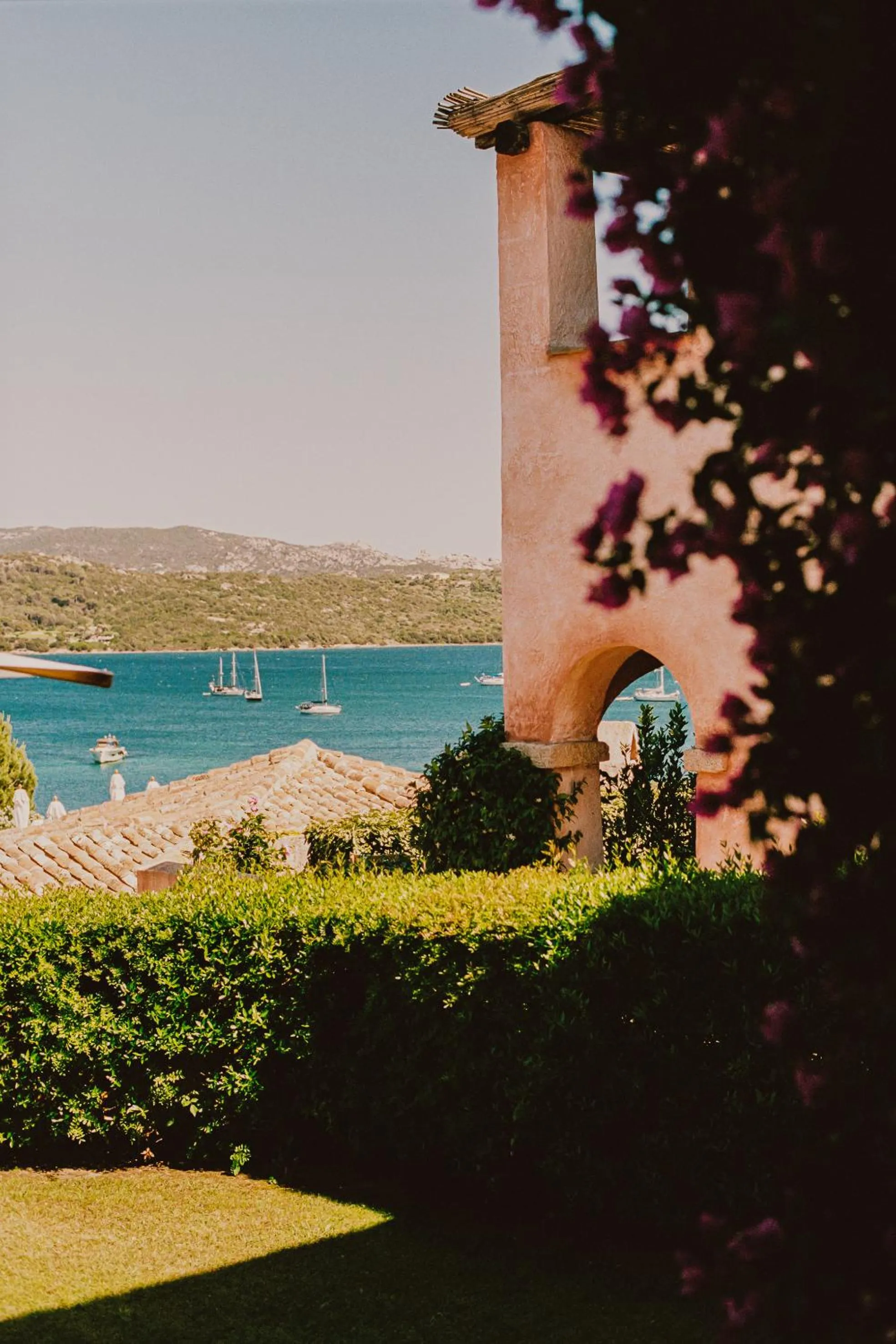 Garden view in Aethos Sardinia