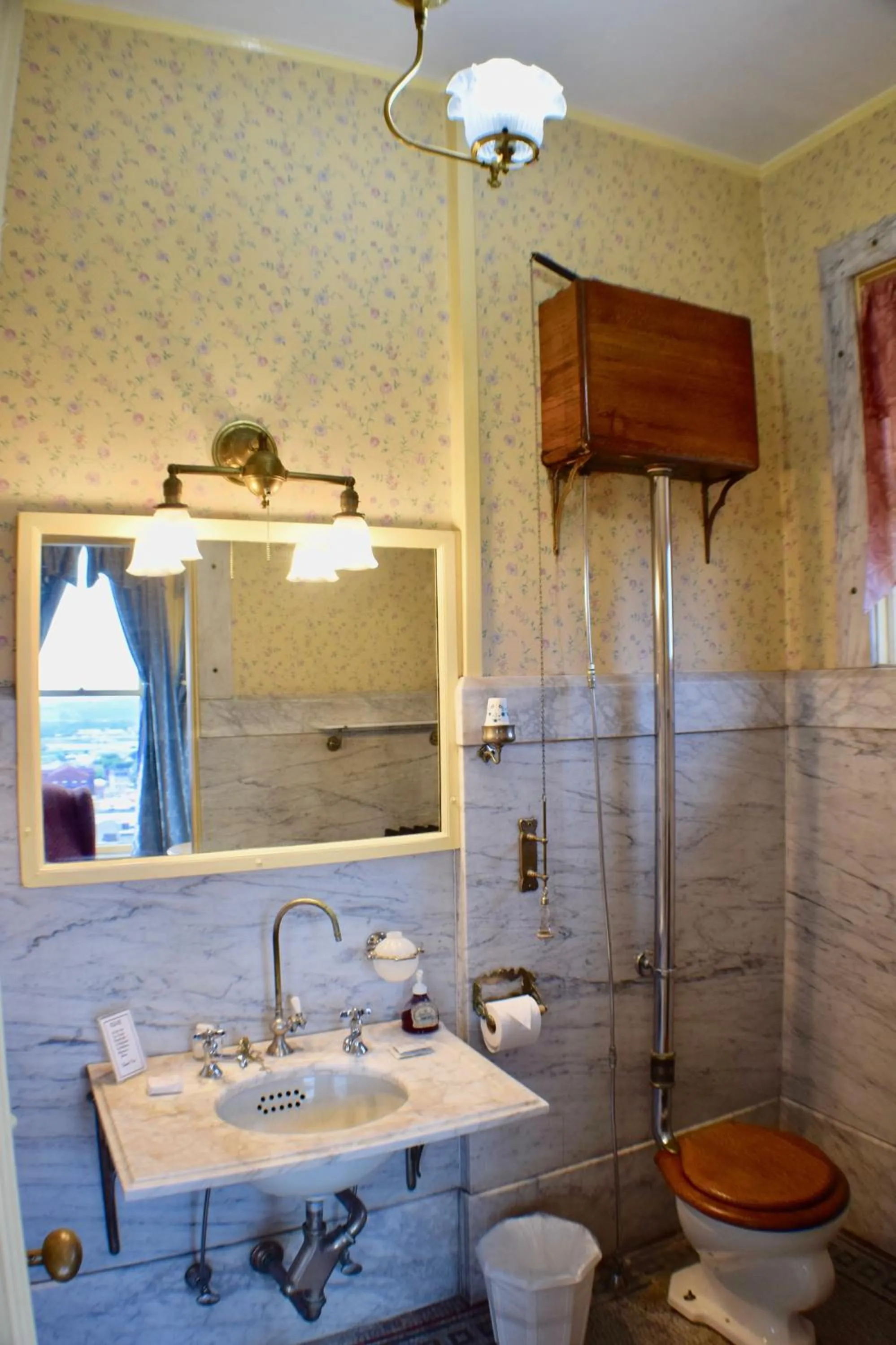 Bathroom in The Hancock House Bed & Breakfast Inn