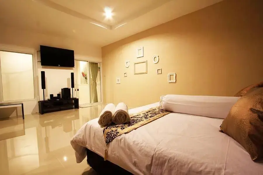 Bed in The Vista Pool Villa Bed in The Vista Pool Villa