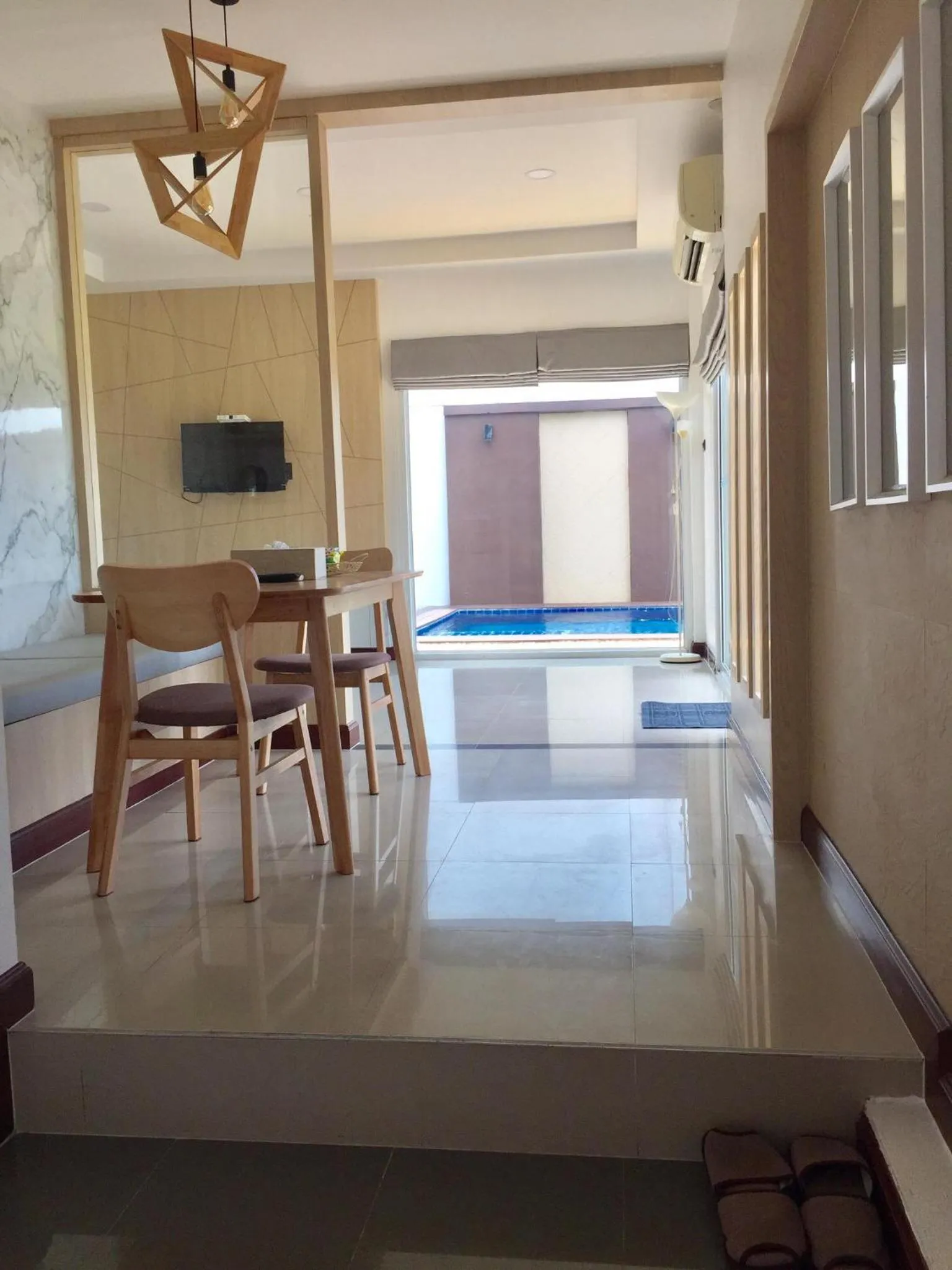 Dining area in The Vista Pool Villa
