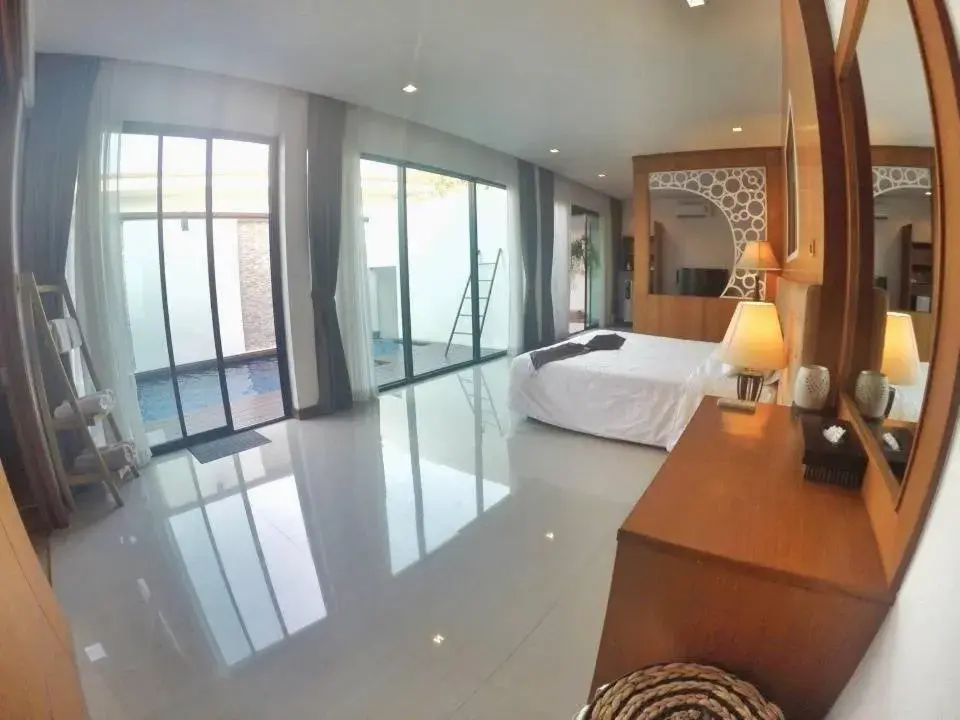 Bed in The Vista Pool Villa Bed in The Vista Pool Villa