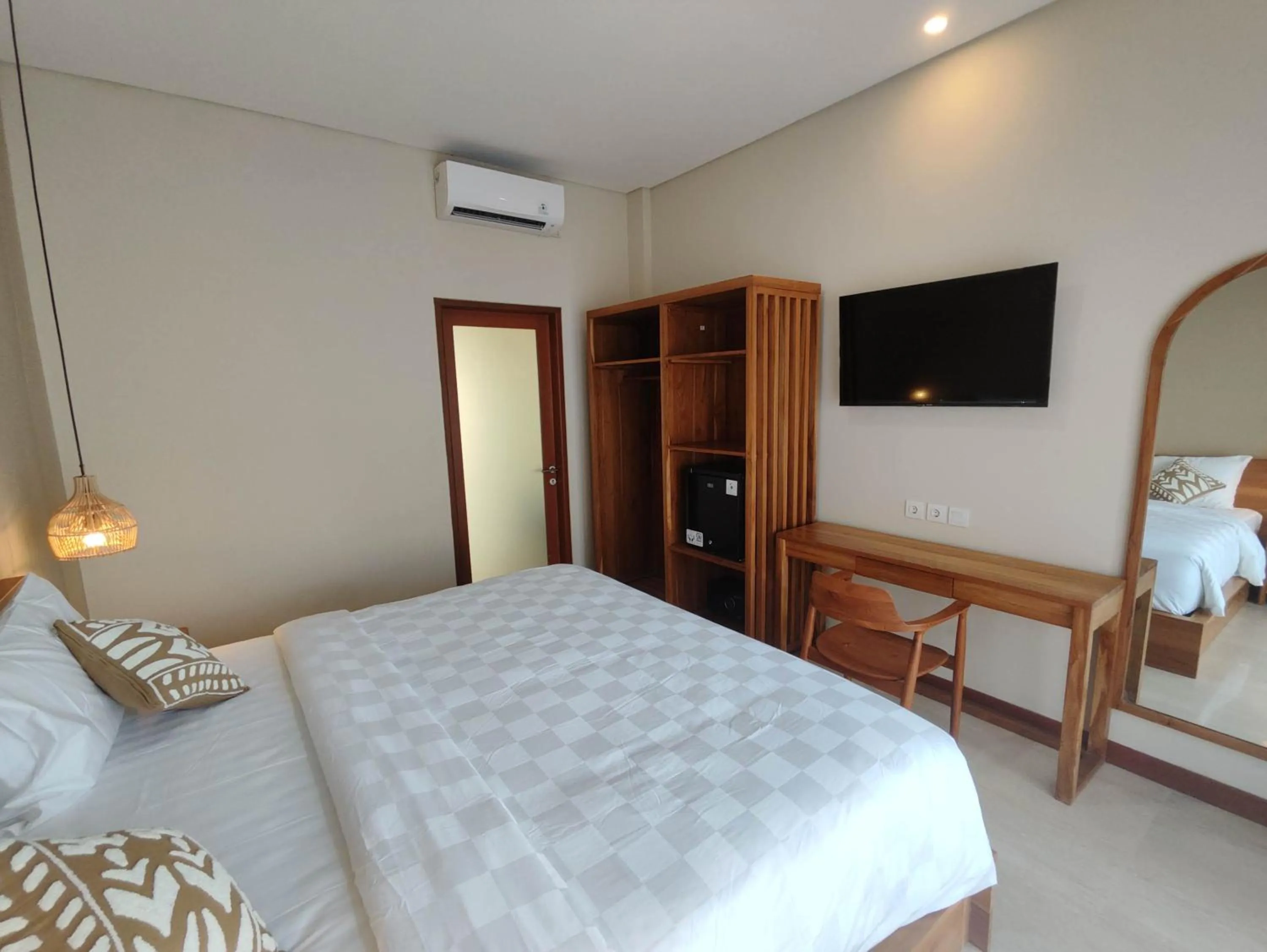 TV and multimedia, Bed in Villa Lovecho