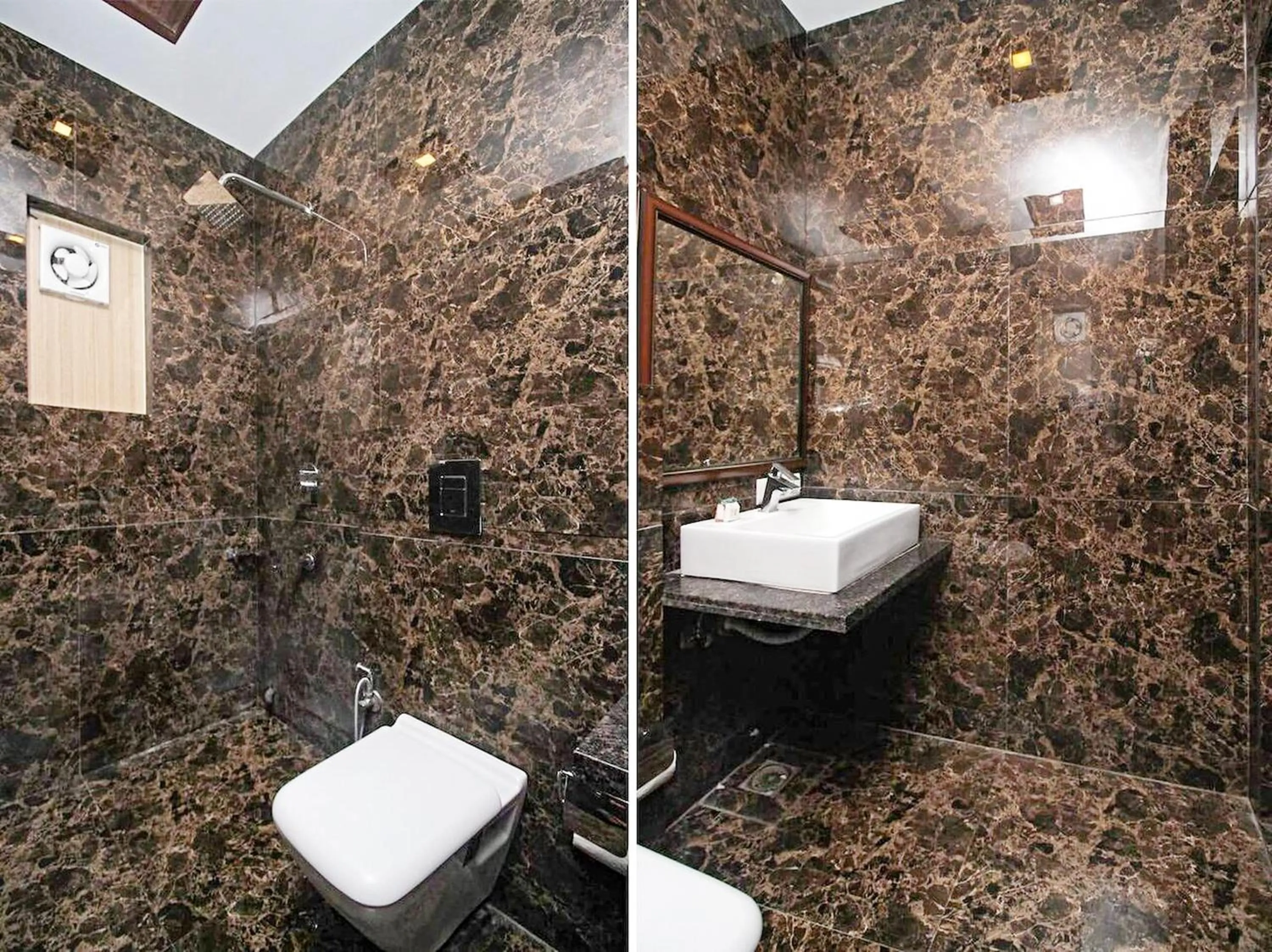 Bathroom in FabHotel Arihant Inn