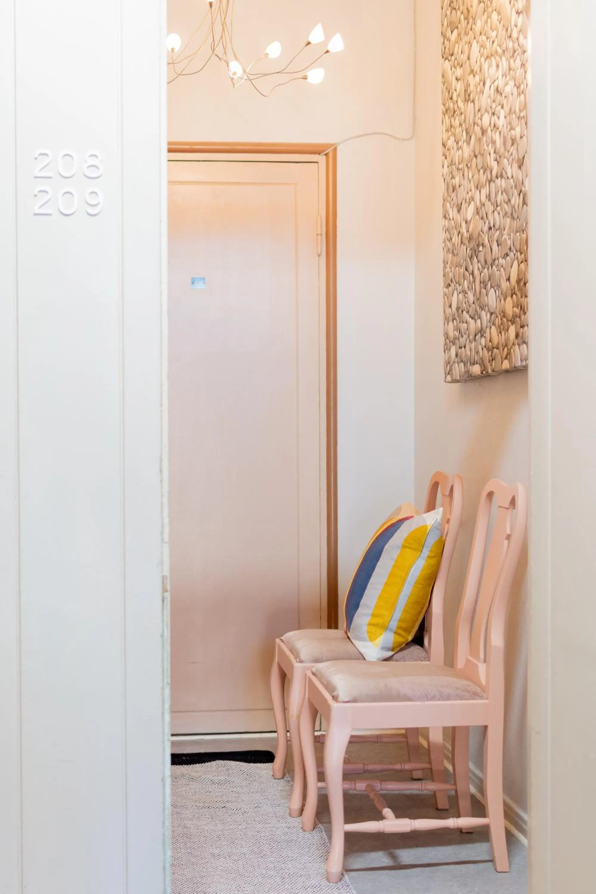 Decorative detail in Hostel Buisto