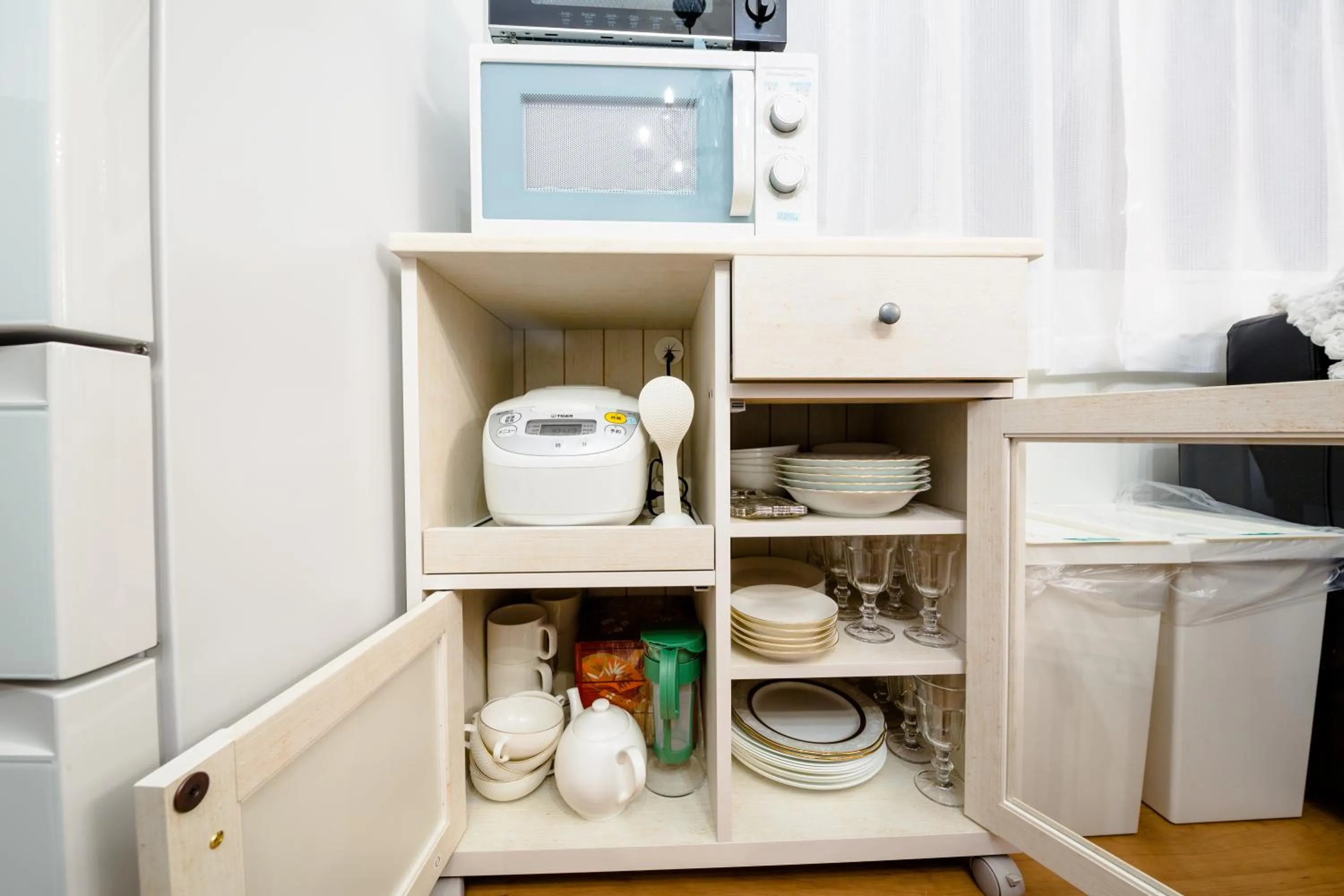 Coffee/tea facilities in Villa Hanasaku Fujikawaguchiko B