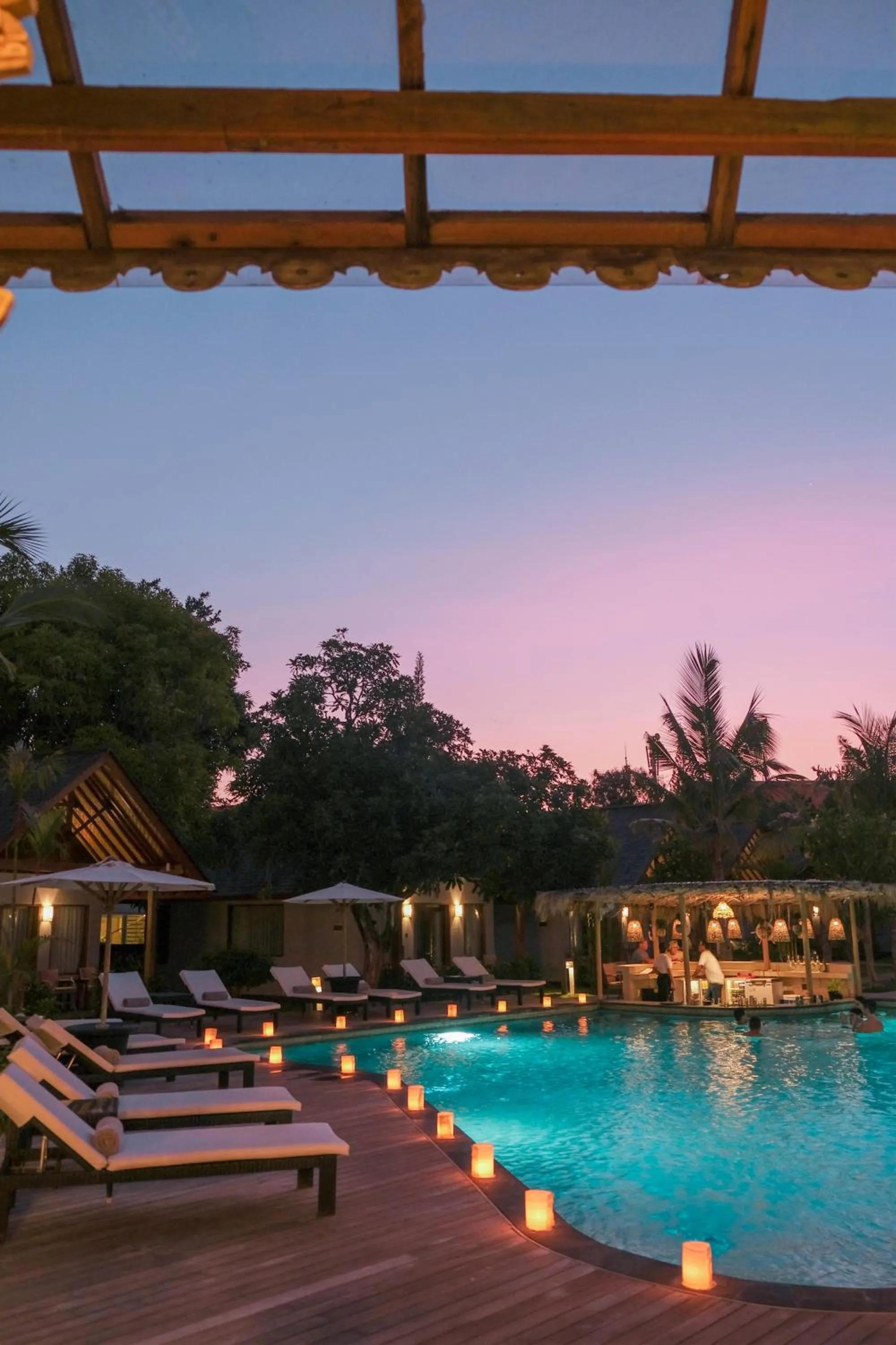 Swimming pool in Kashantee Village