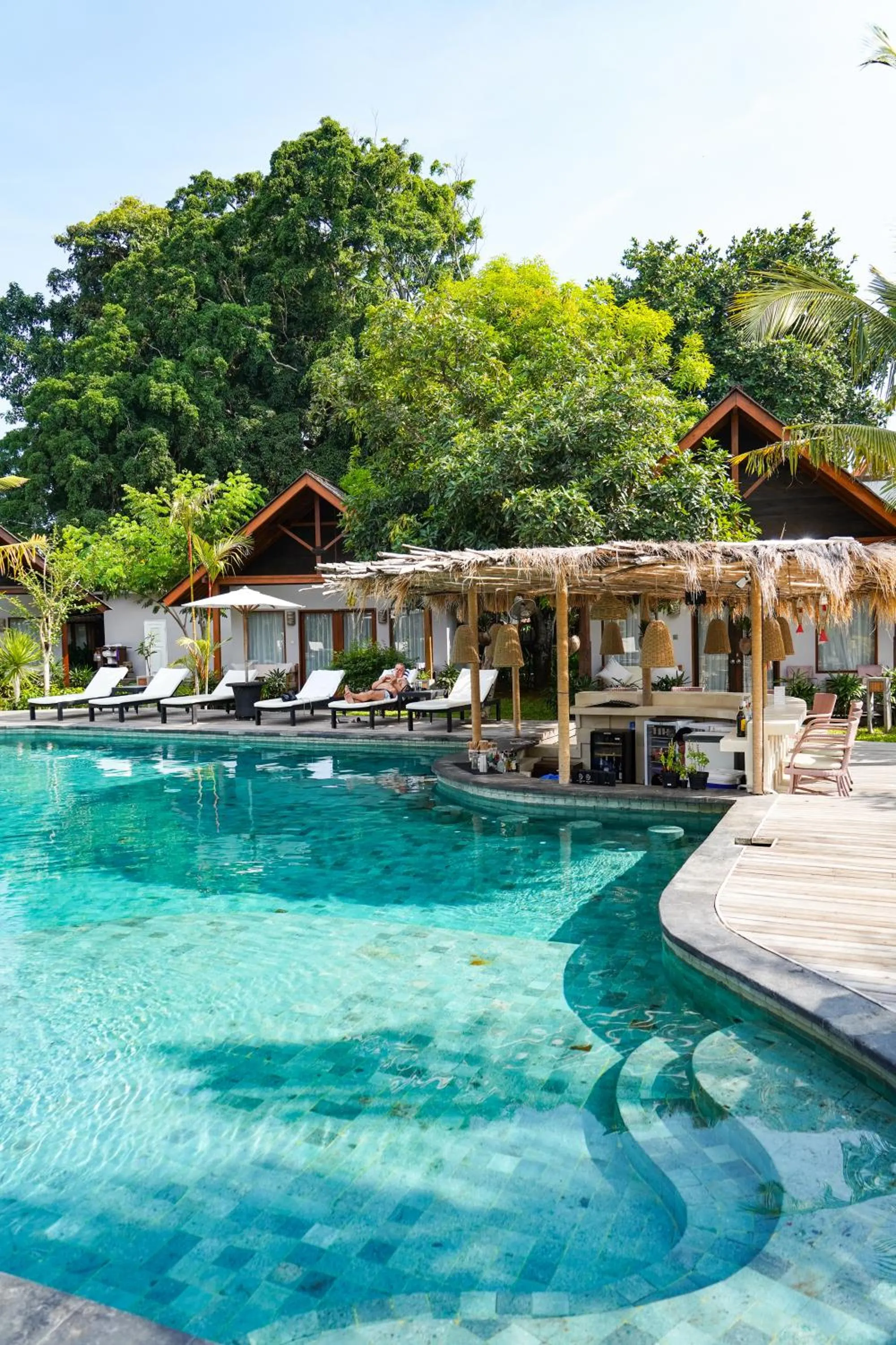 Swimming pool in Kashantee Village