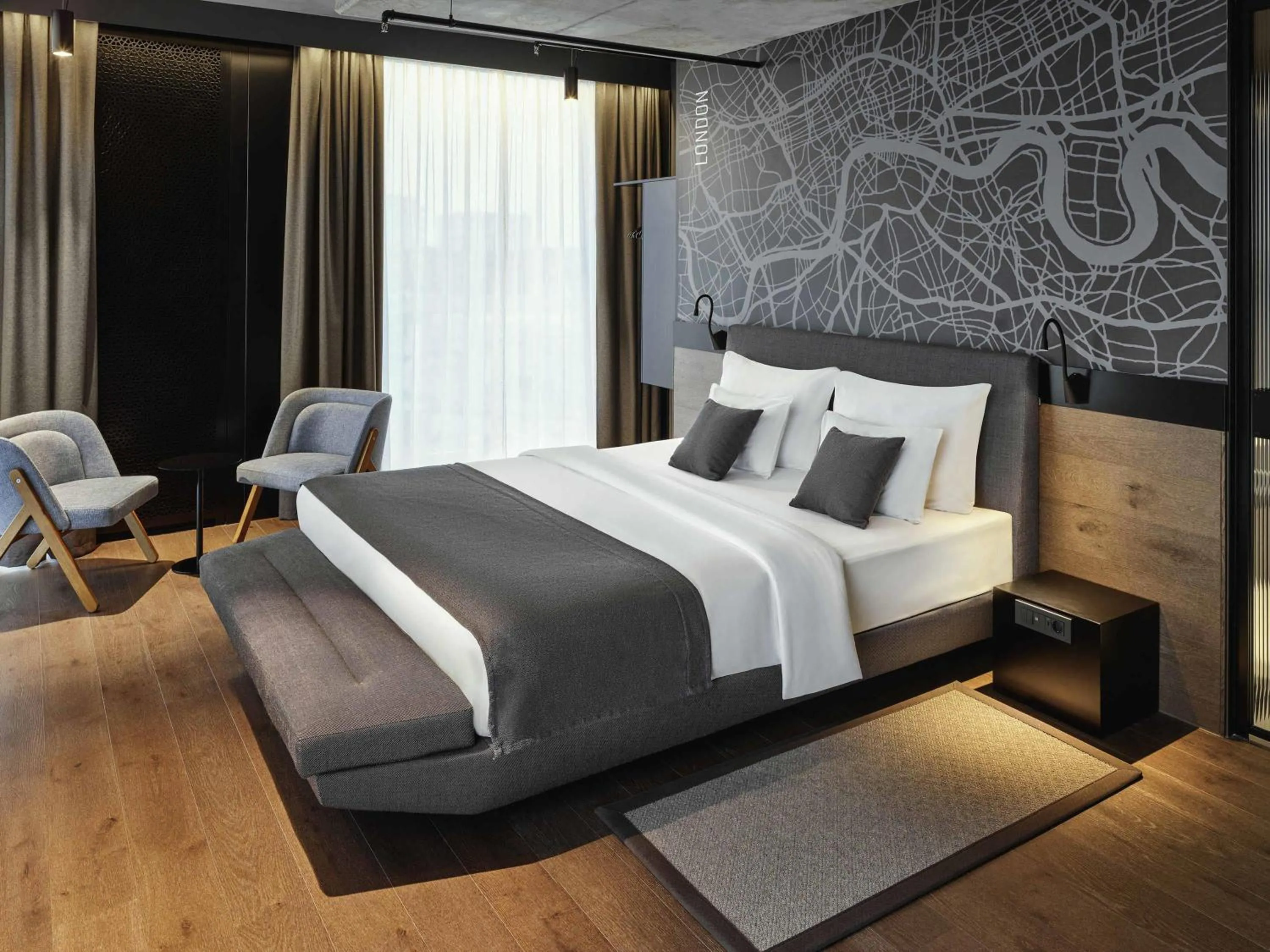 Bedroom, Bed in Mövenpick Zagreb