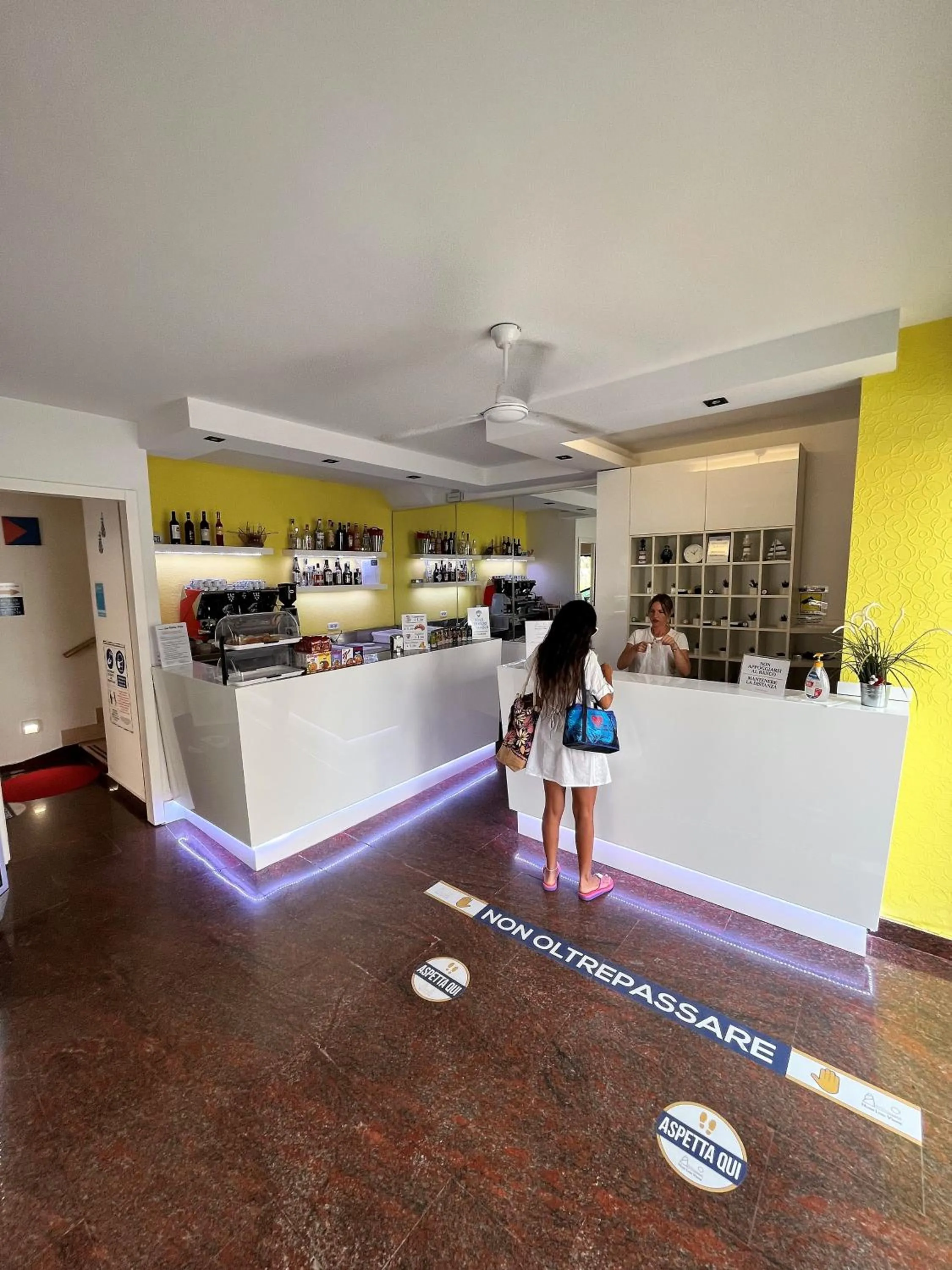Lobby or reception in Hotel Lido Vieste