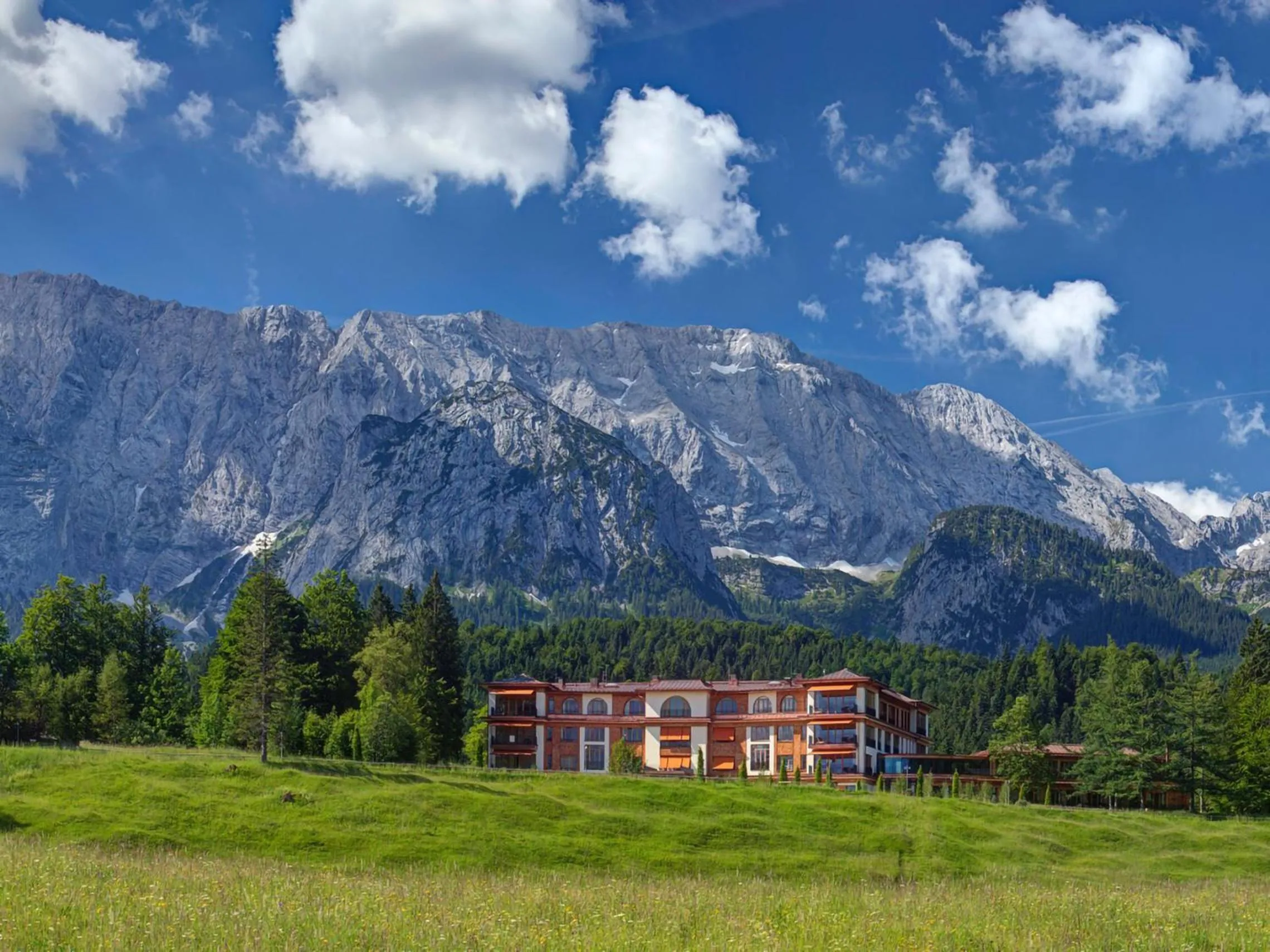 Facade/entrance in Schloss Elmau Luxury Spa Retreat & Cultural Hideaway