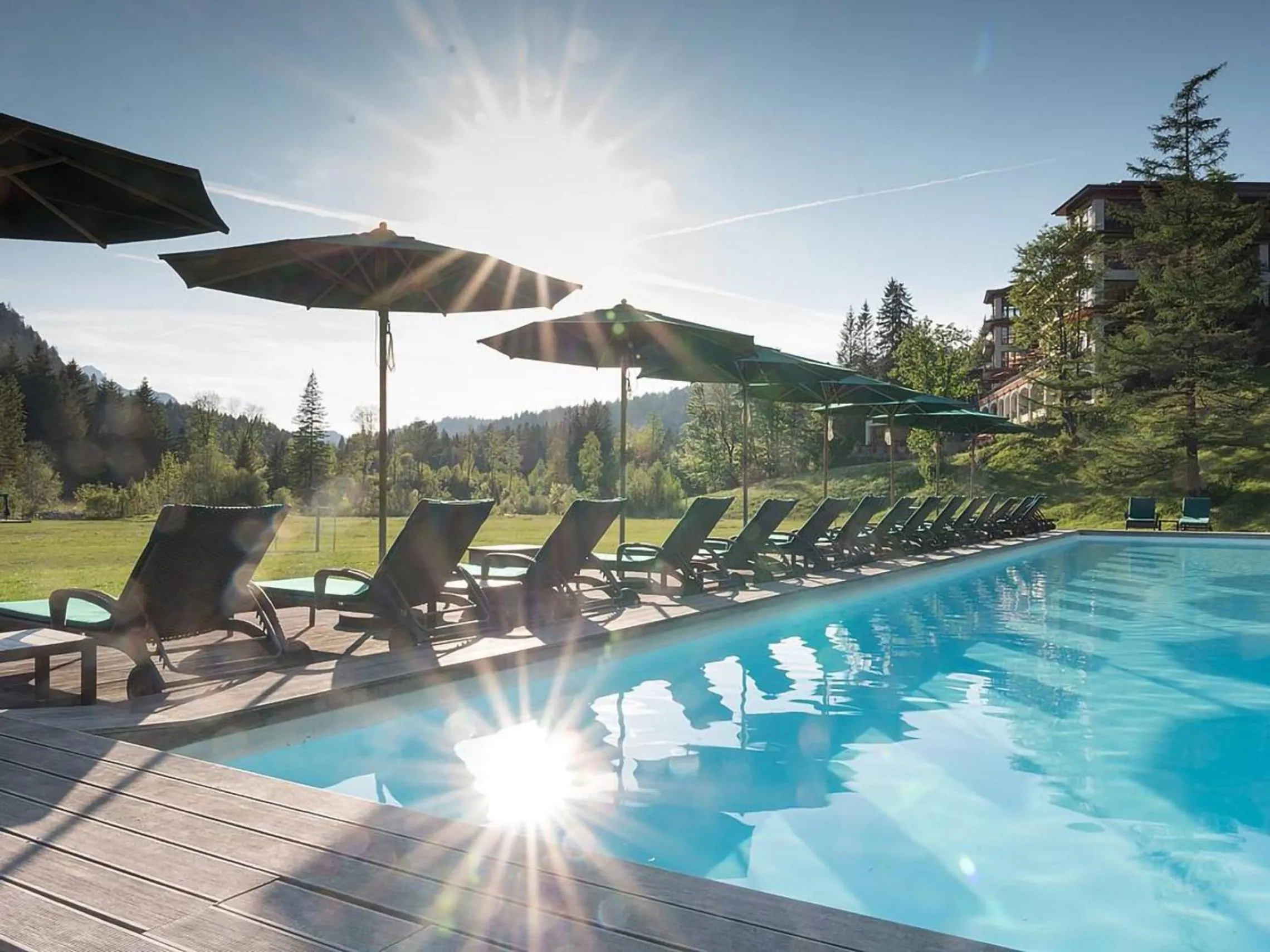 Swimming pool in Schloss Elmau Luxury Spa Retreat & Cultural Hideaway