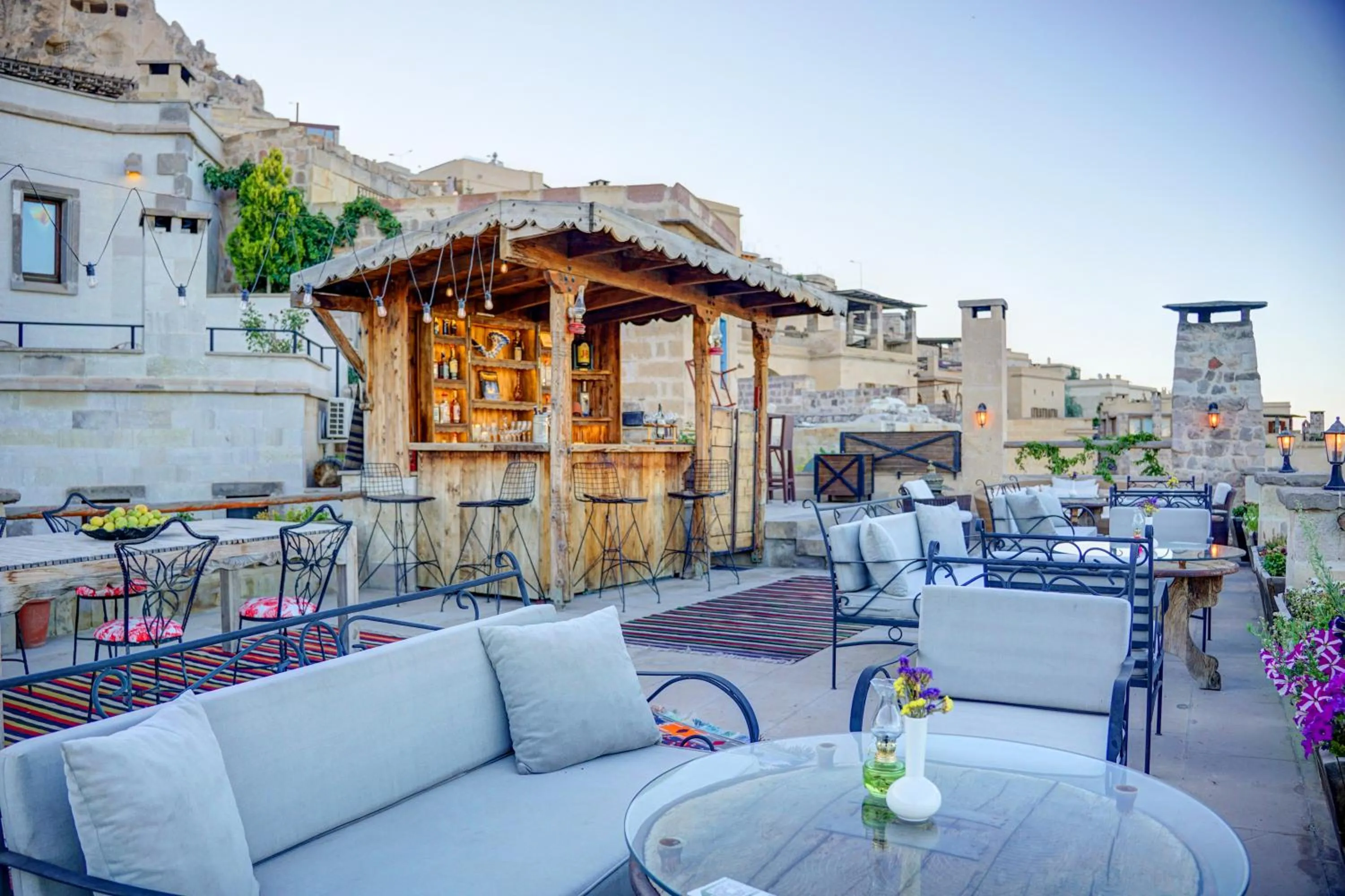 Balcony/Terrace in Petra Inn Cappadocia Luxury