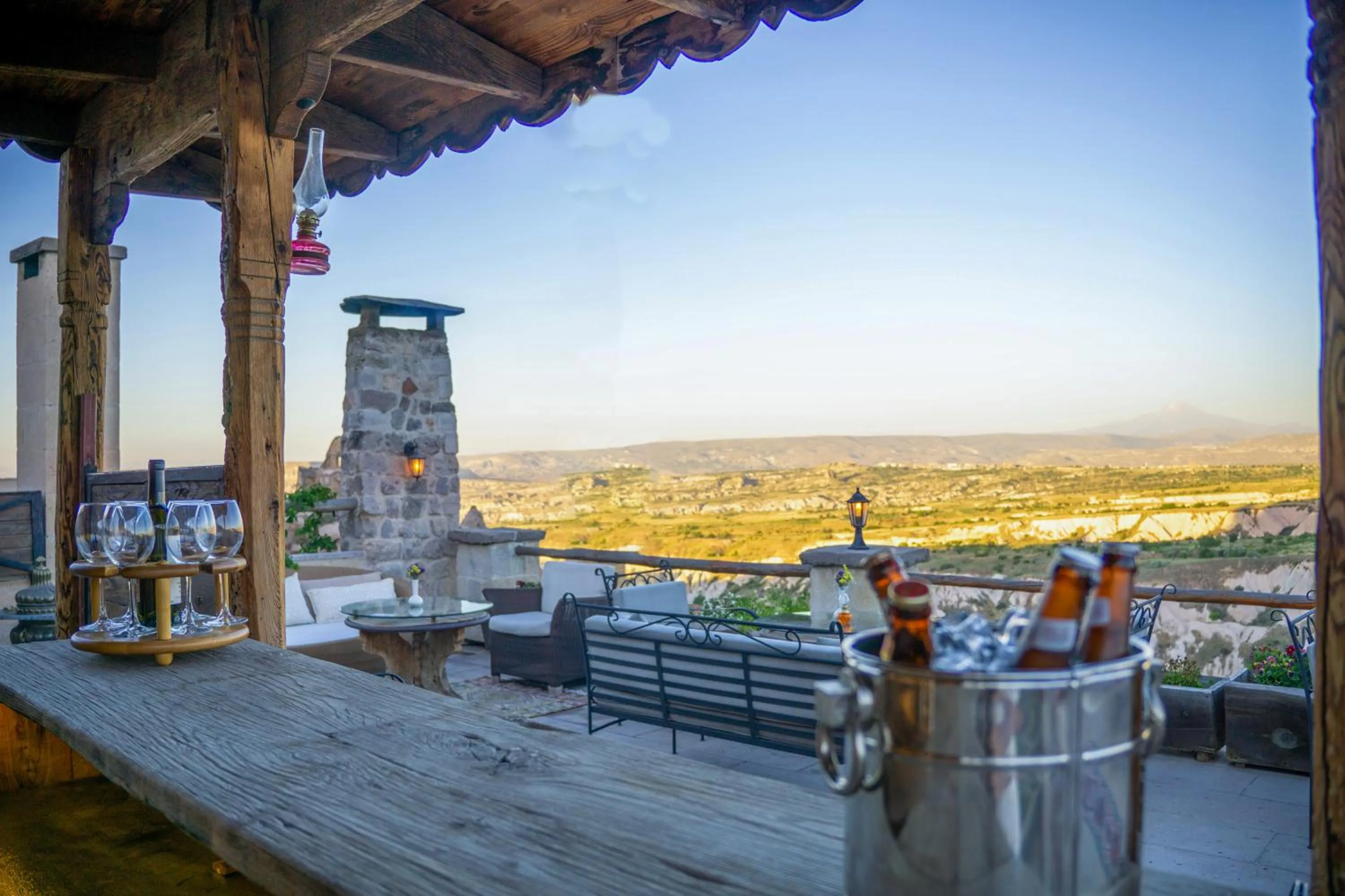Balcony/Terrace in Petra Inn Cappadocia Luxury