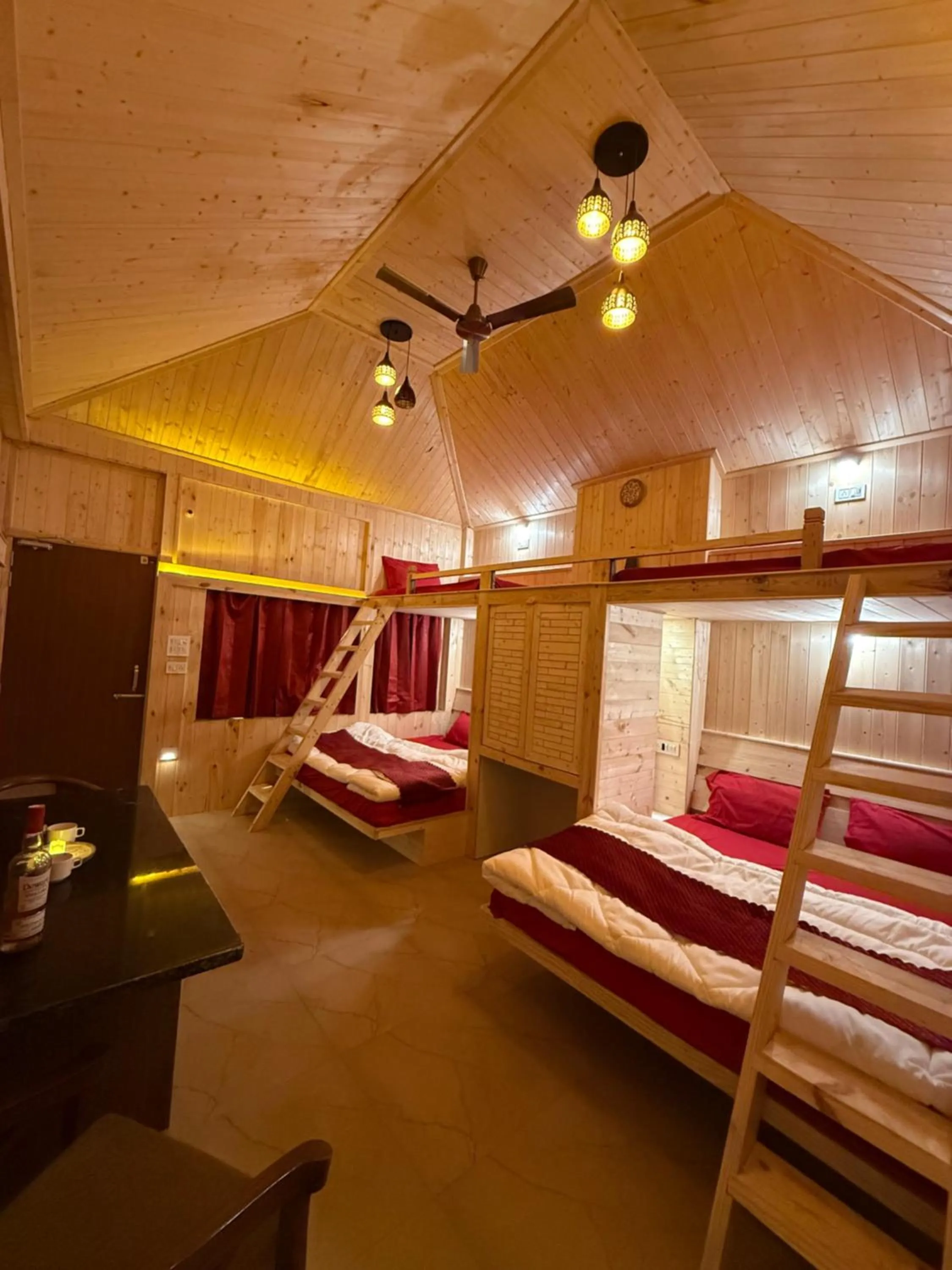 Bed in Pine Valley Resort