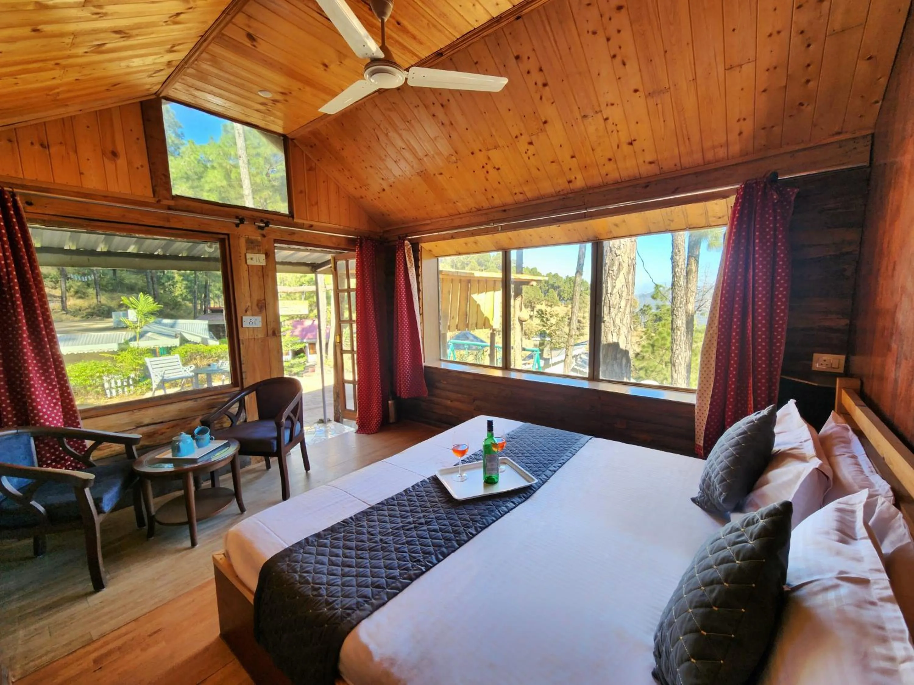 Bed in Pine Valley Resort
