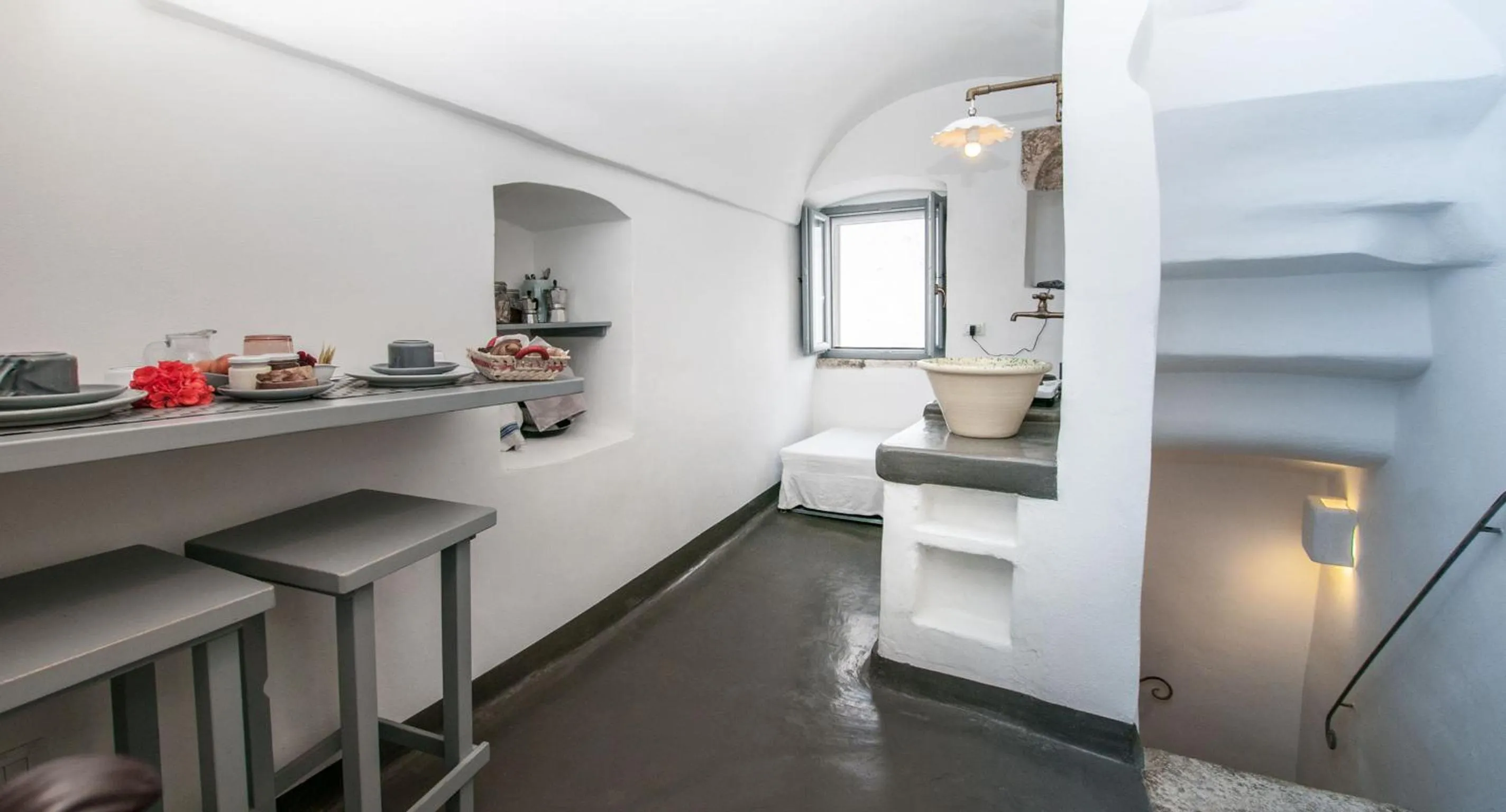 Kitchen or kitchenette in I 7 Archi Guest House