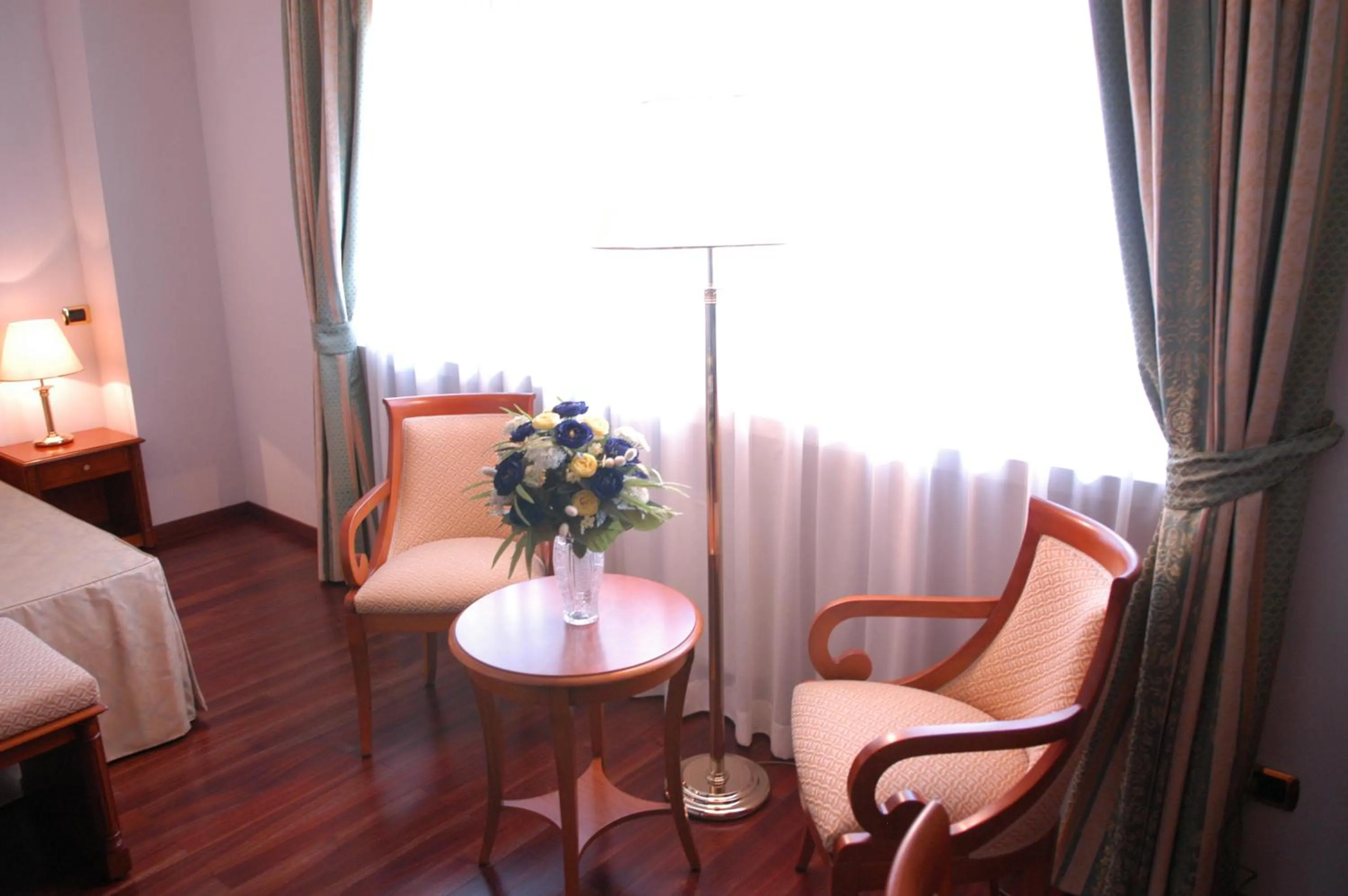 Decorative detail, Bed in Pilgrim's Hotel