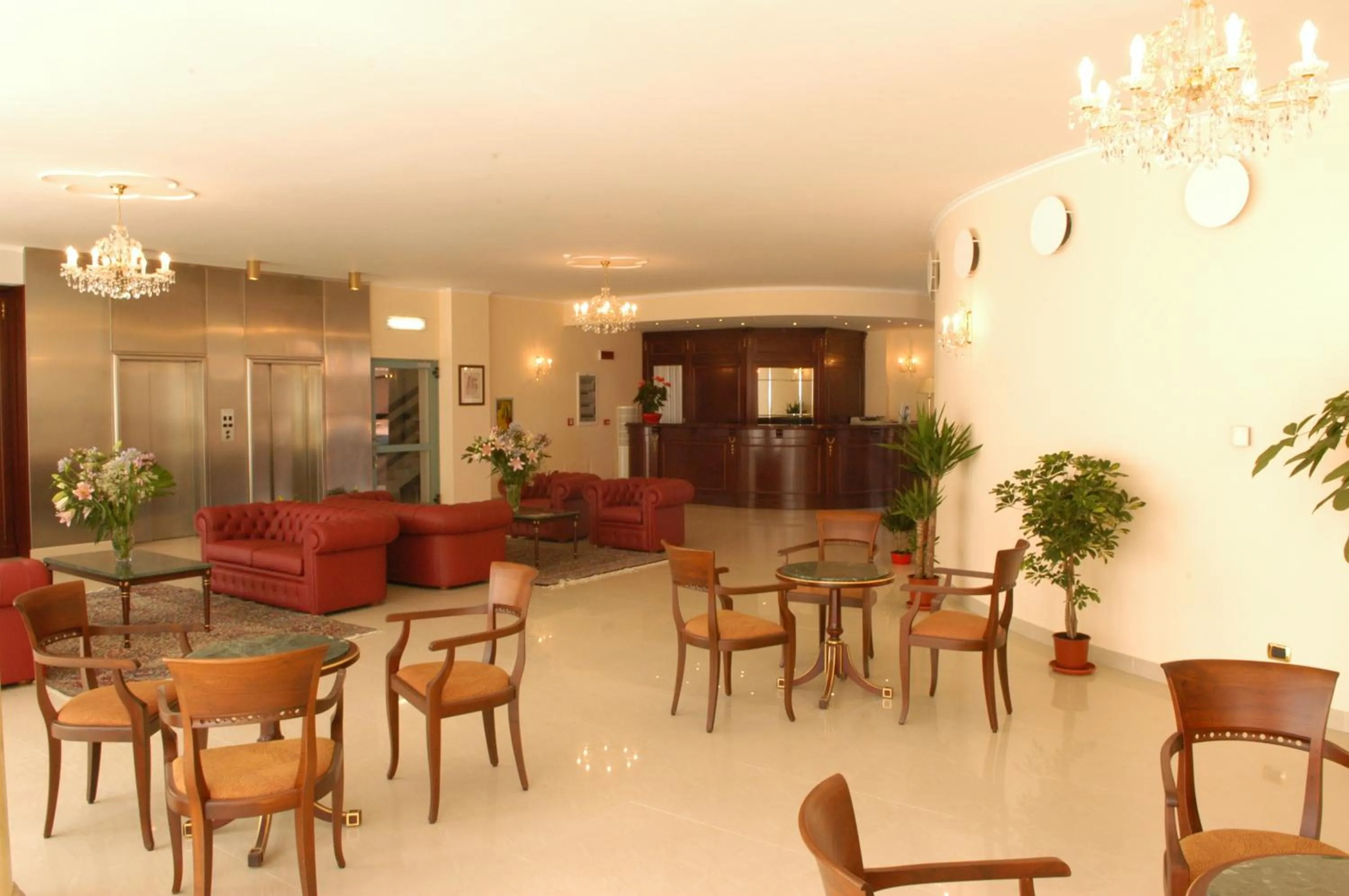 Lobby or reception in Pilgrim's Hotel