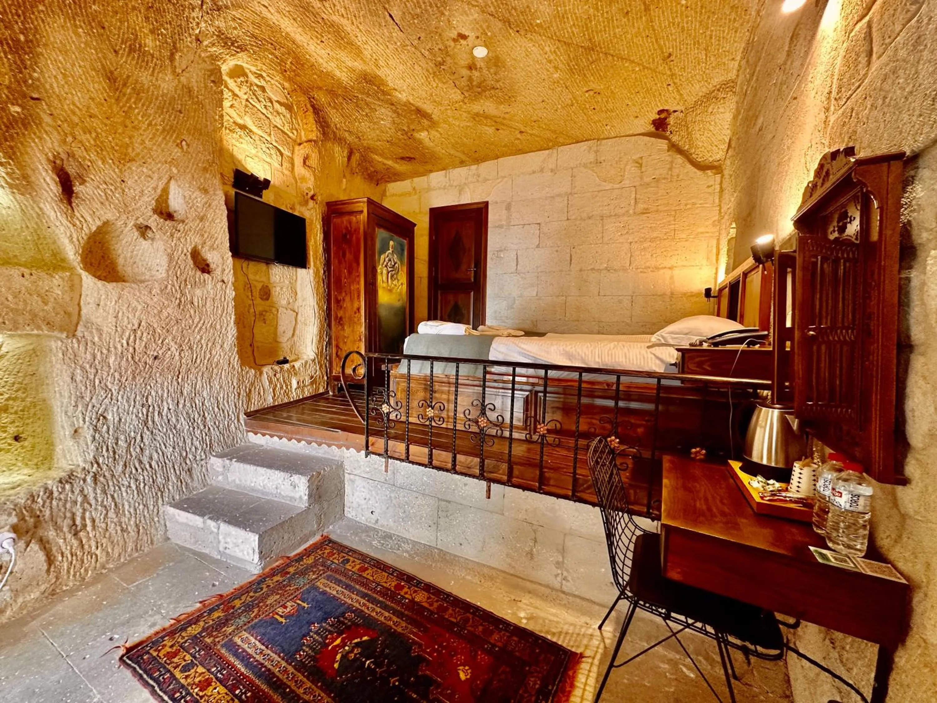 Photo of the whole room in Harkasos Cave Hotel