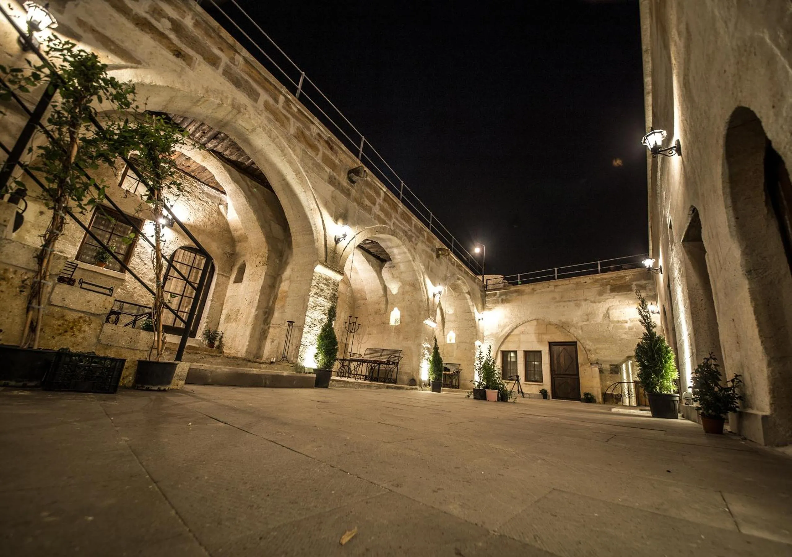 Property building in Harkasos Cave Hotel