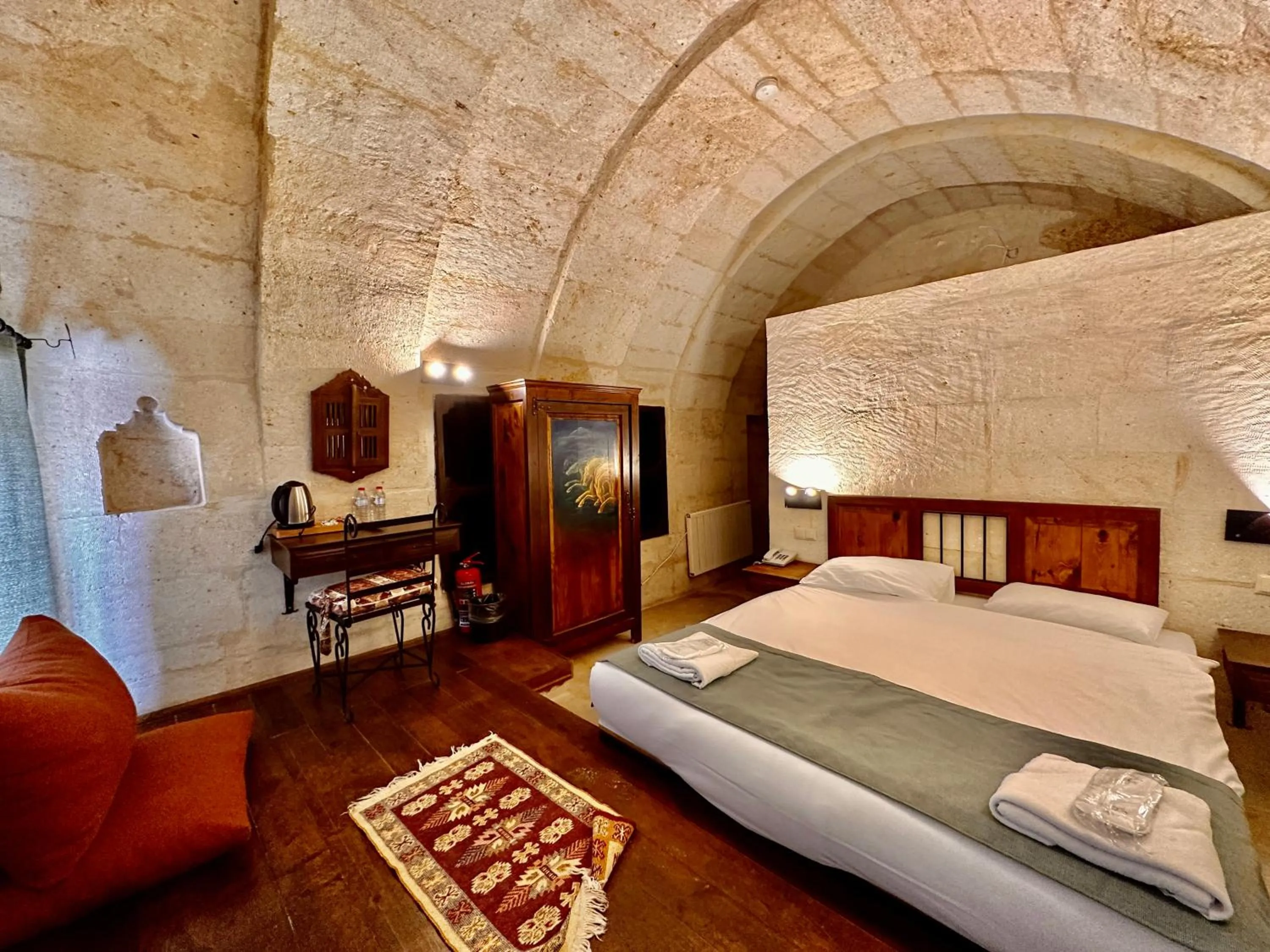 Photo of the whole room in Harkasos Cave Hotel