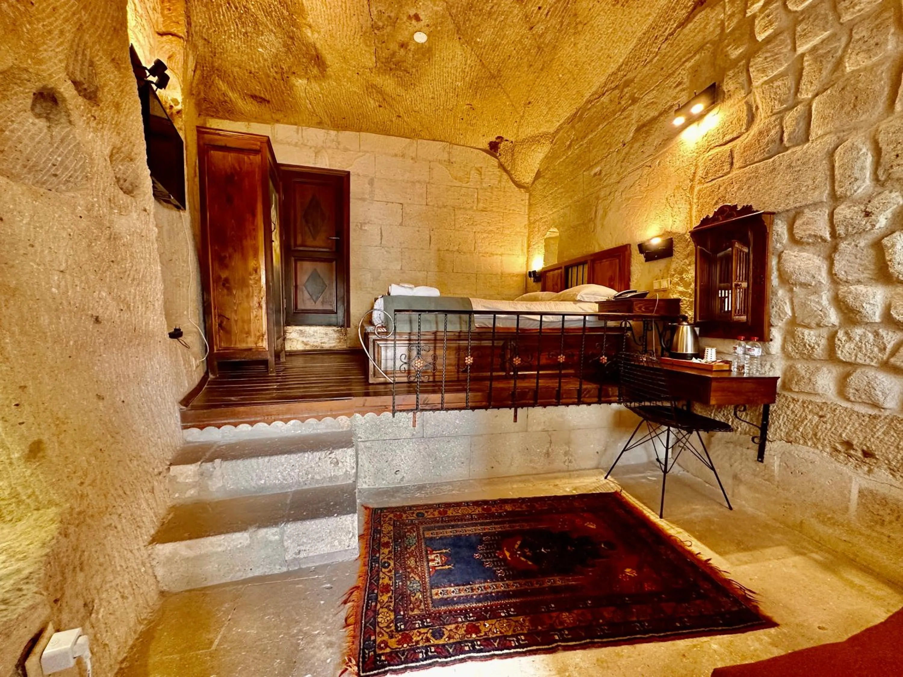 Photo of the whole room in Harkasos Cave Hotel