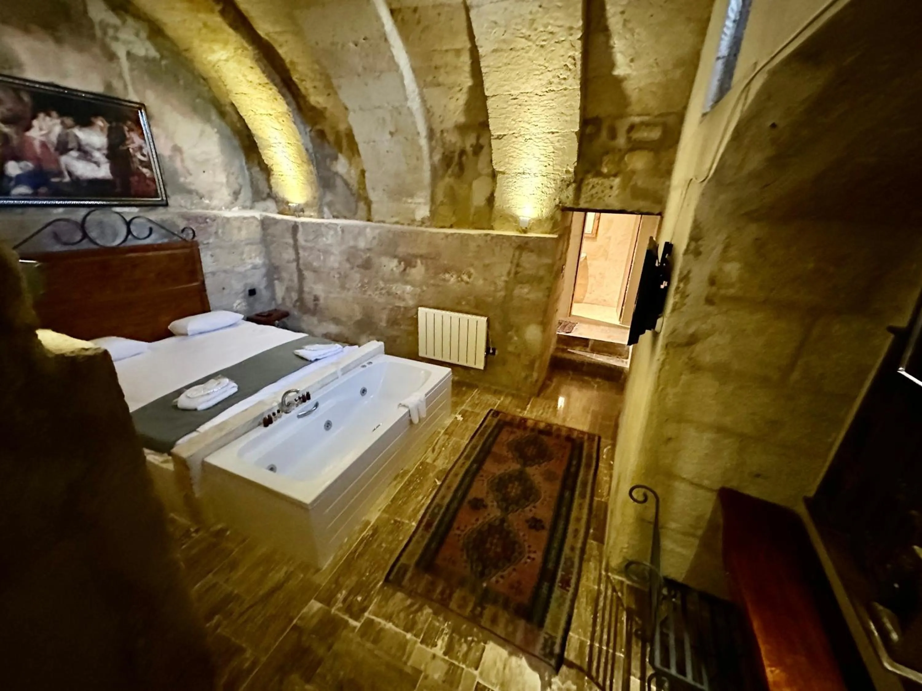 Photo of the whole room in Harkasos Cave Hotel