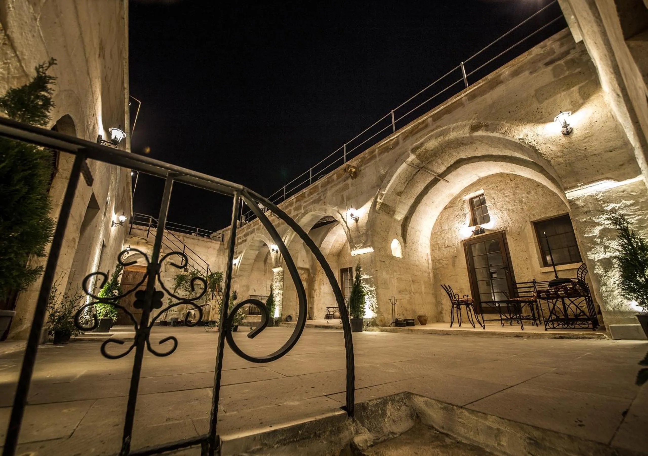 Property building in Harkasos Cave Hotel