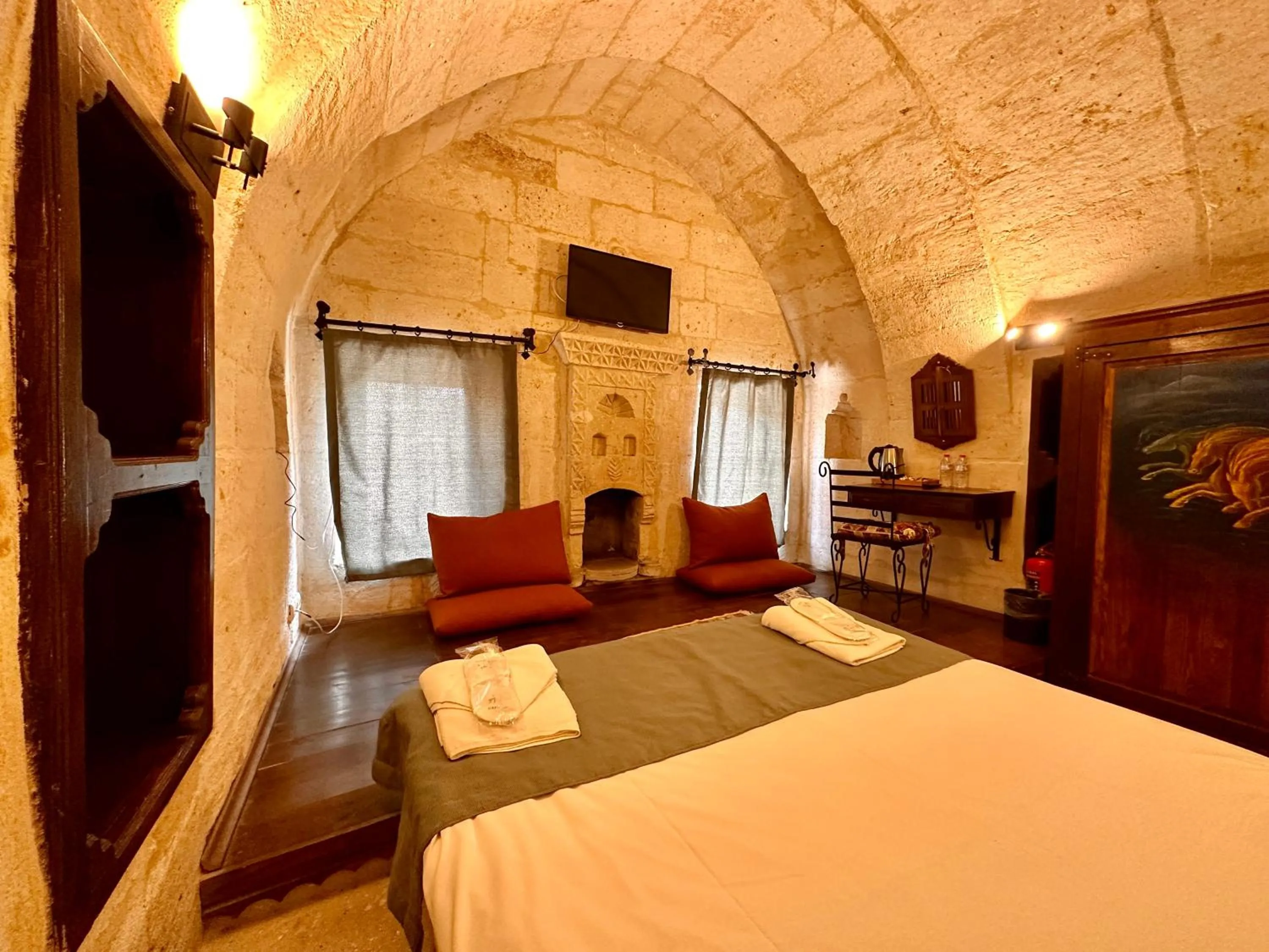 Photo of the whole room in Harkasos Cave Hotel