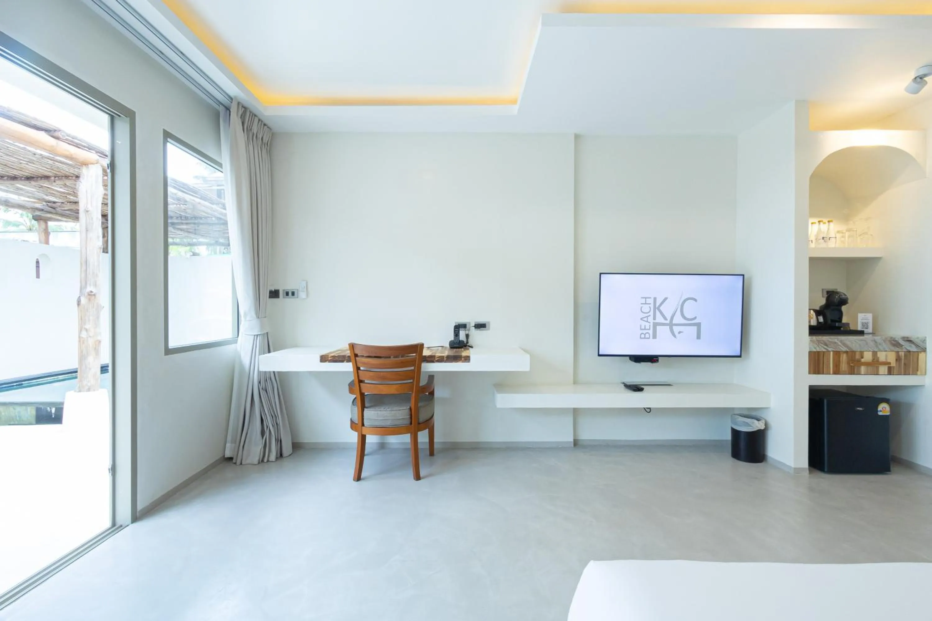 TV and multimedia in KC Beach Club & Pool Villas