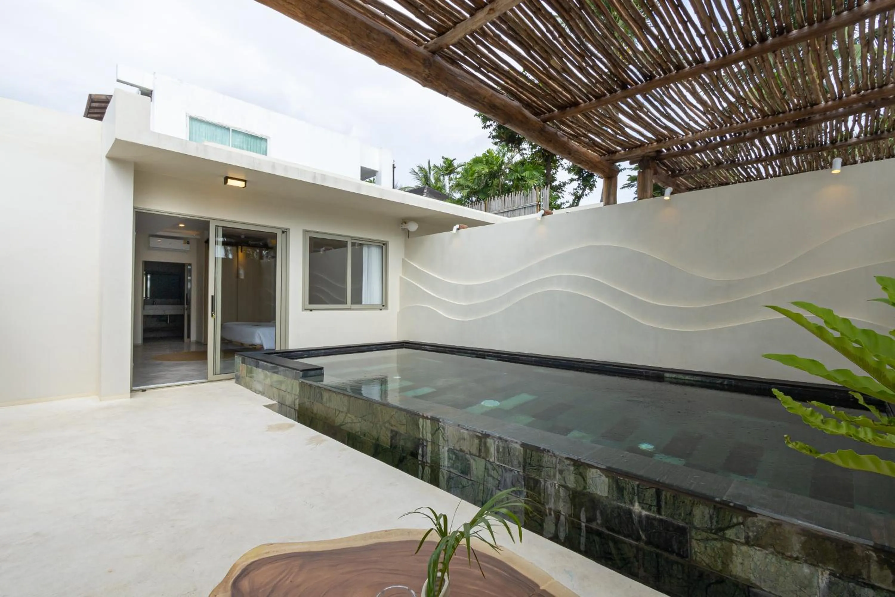 Seating area in KC Beach Club & Pool Villas