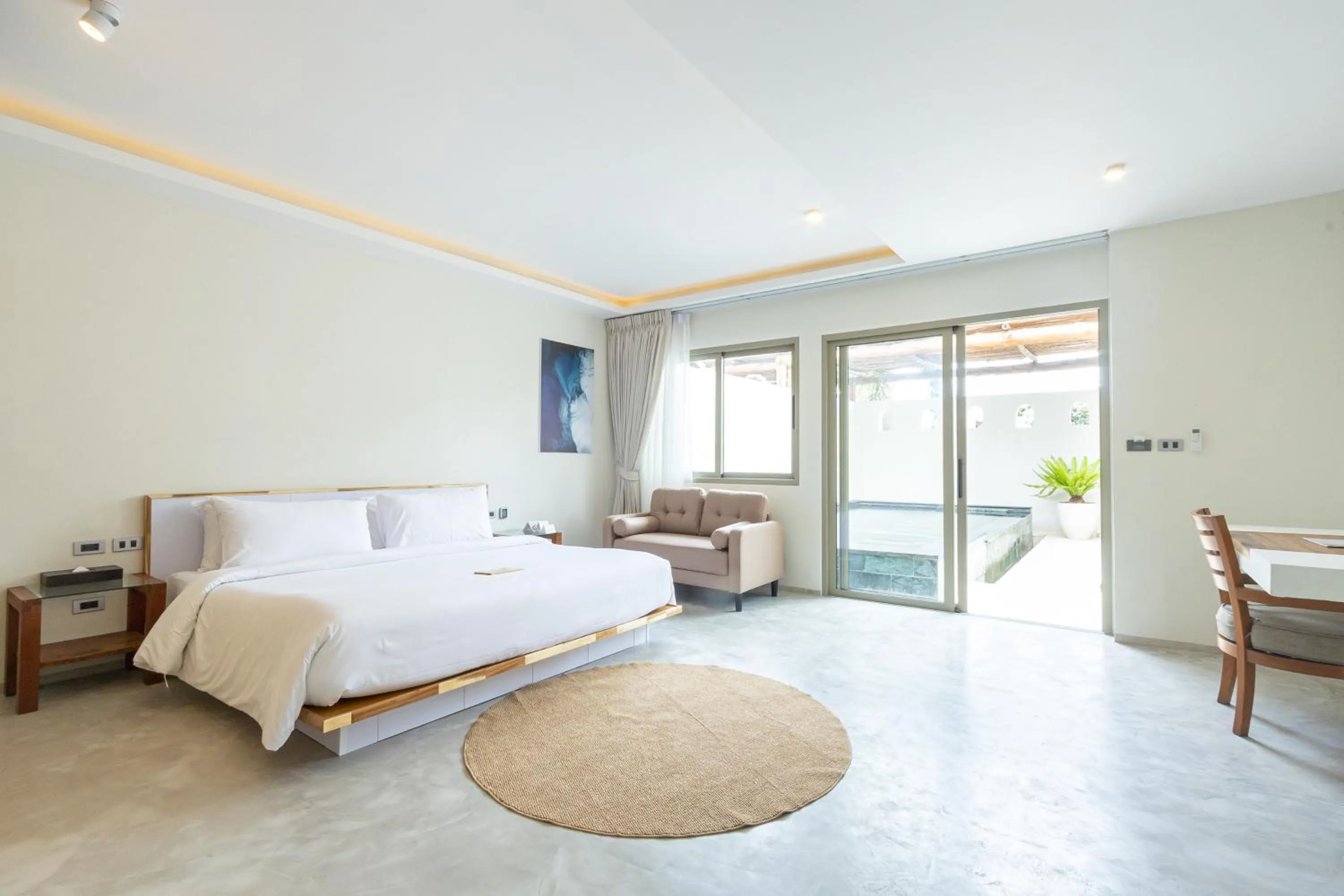 View (from property/room), Bed in KC Beach Club & Pool Villas