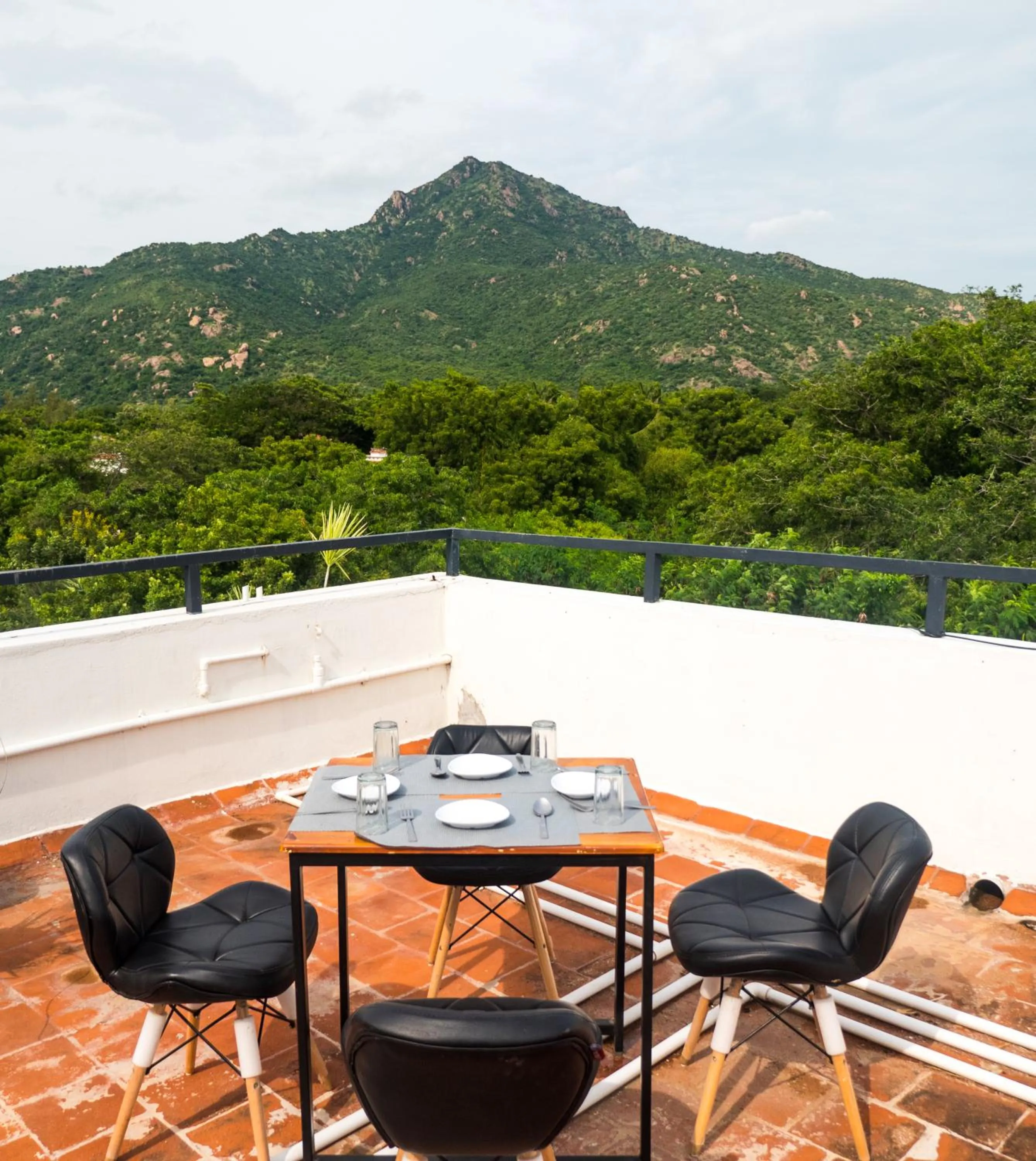 Balcony/Terrace in Aashreya Suites Tiruvannamalai