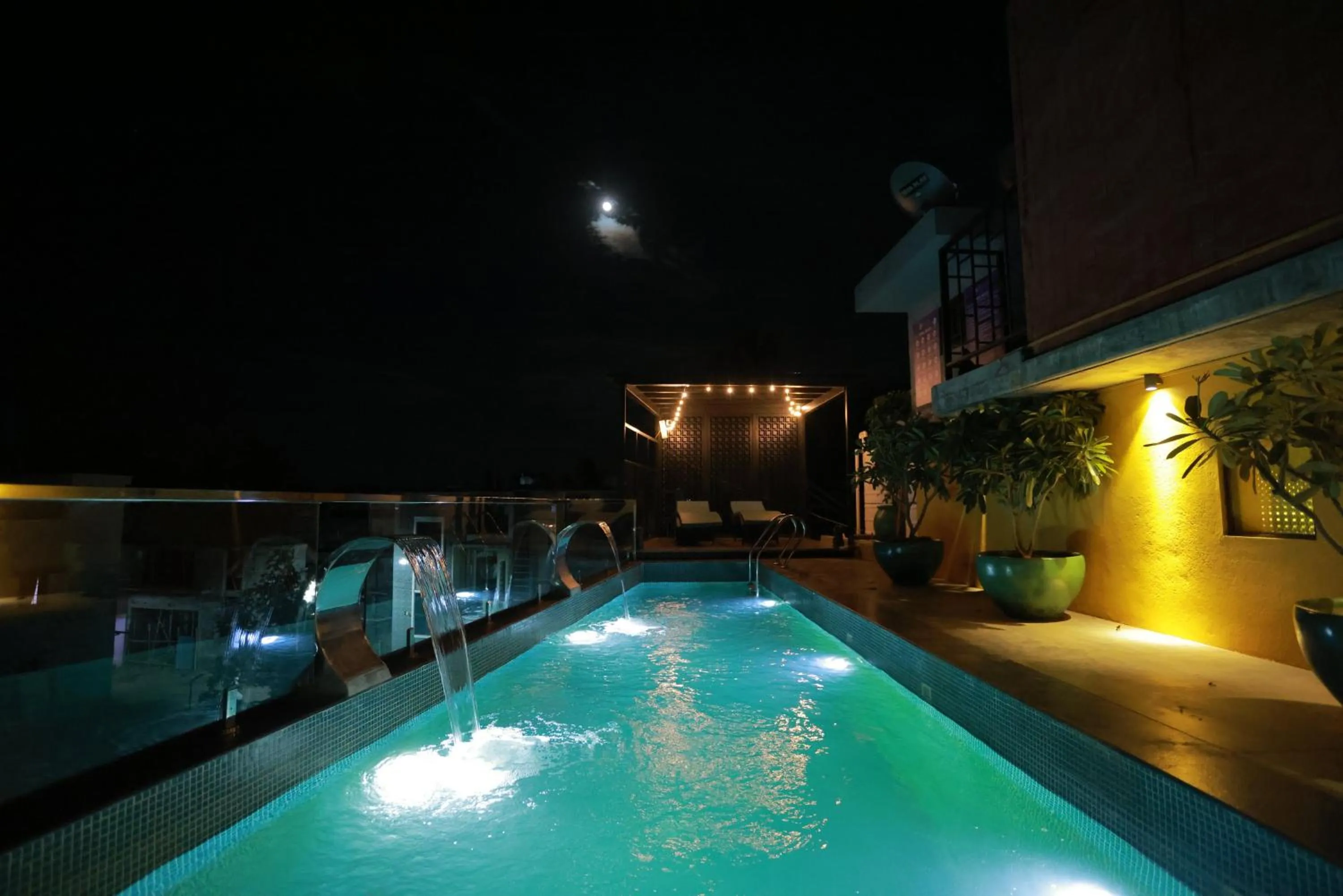 Pool view in Villa Ecotiva
