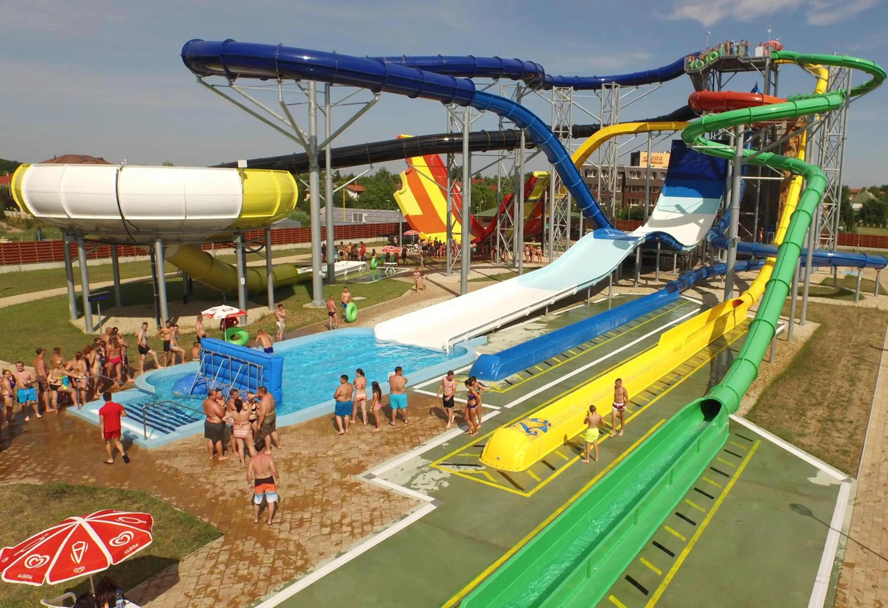 Aqua park in Hungarospa Thermal Hotel