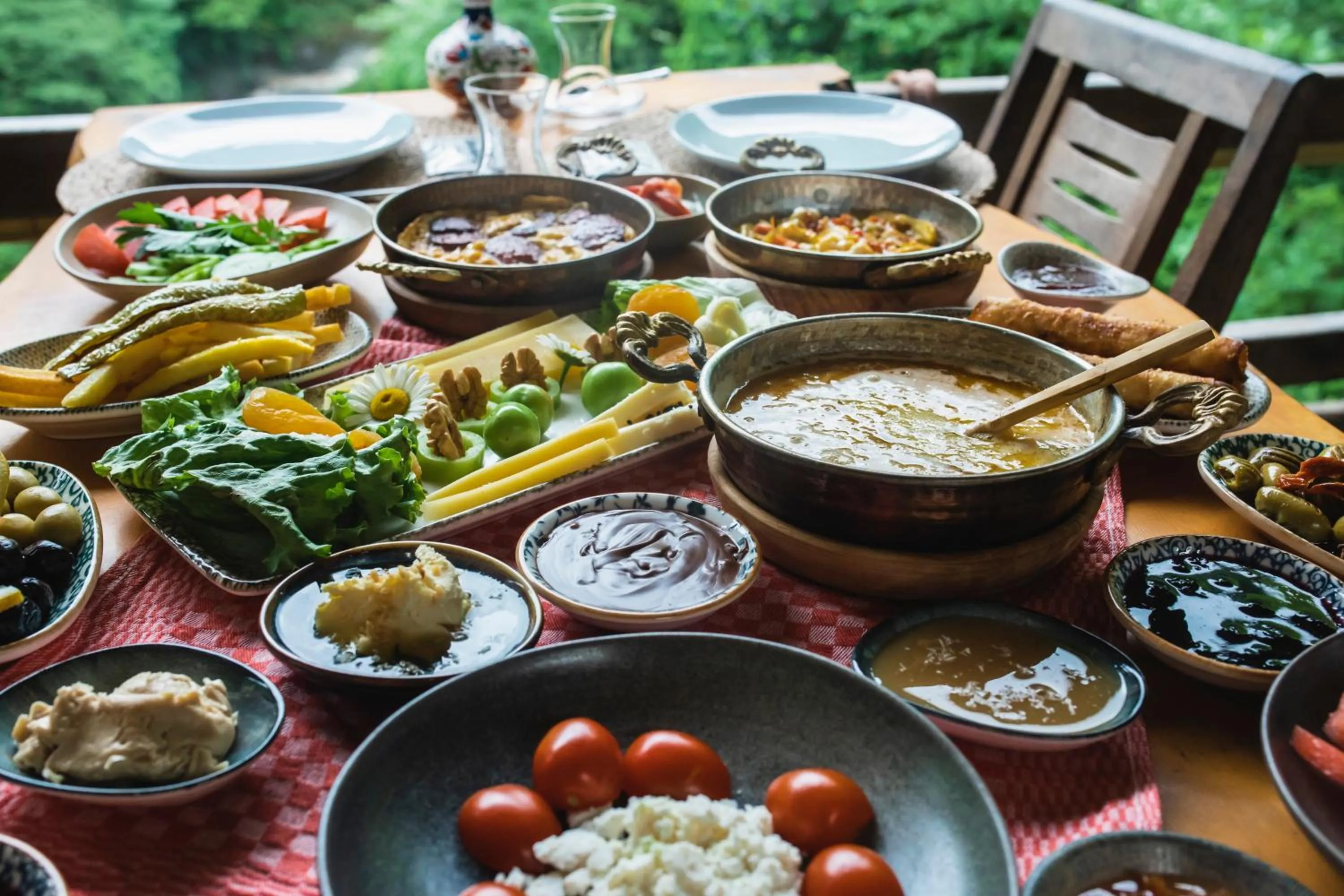 Breakfast in bungalove tatil köyü