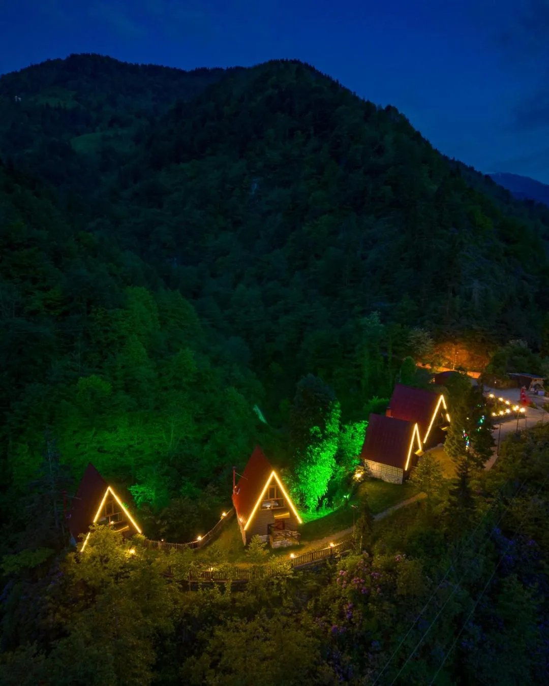 Night in bungalove tatil köyü