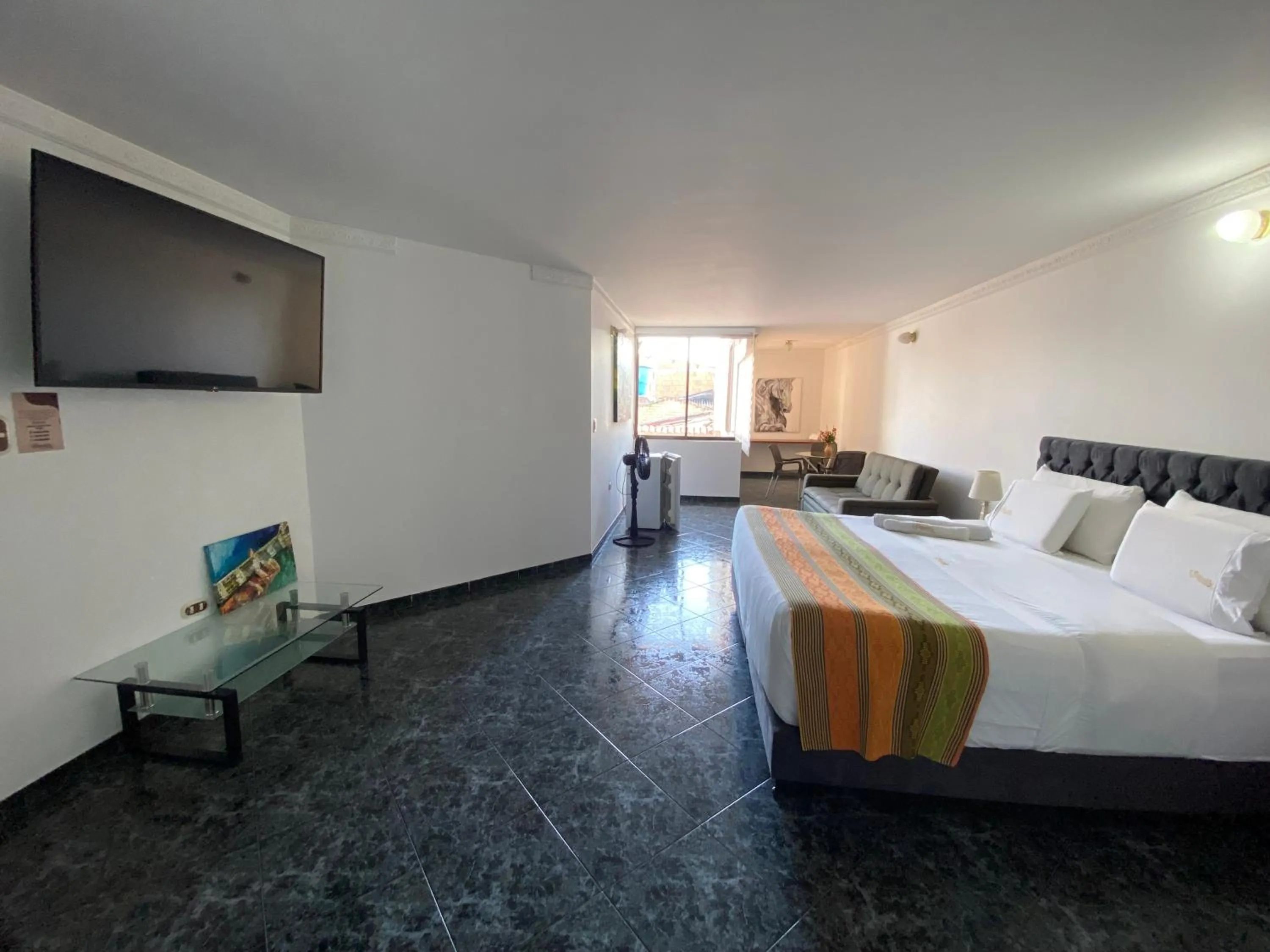 Bed in Samalá Casa Hotel