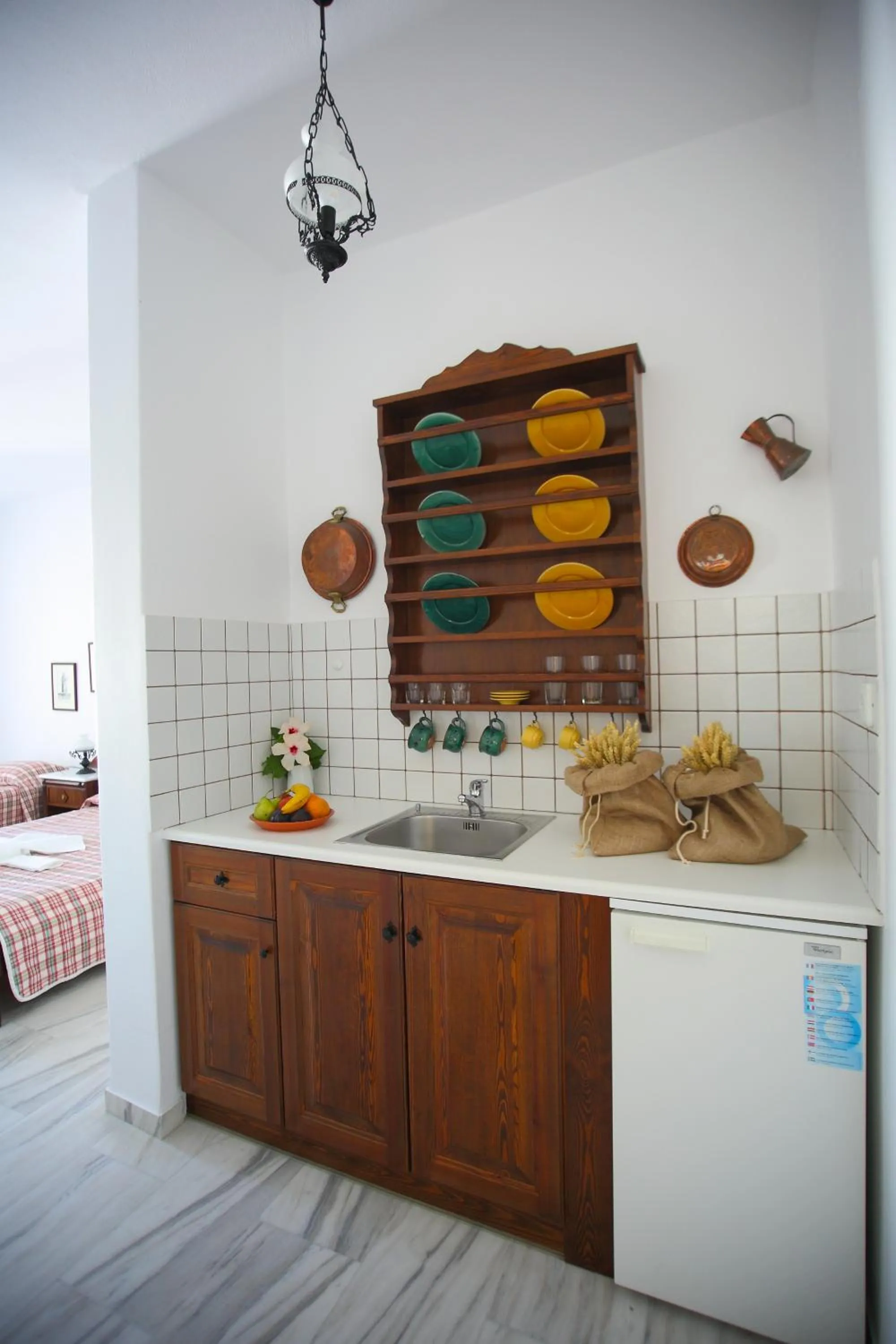 Kitchen or kitchenette, Bed in Ostria