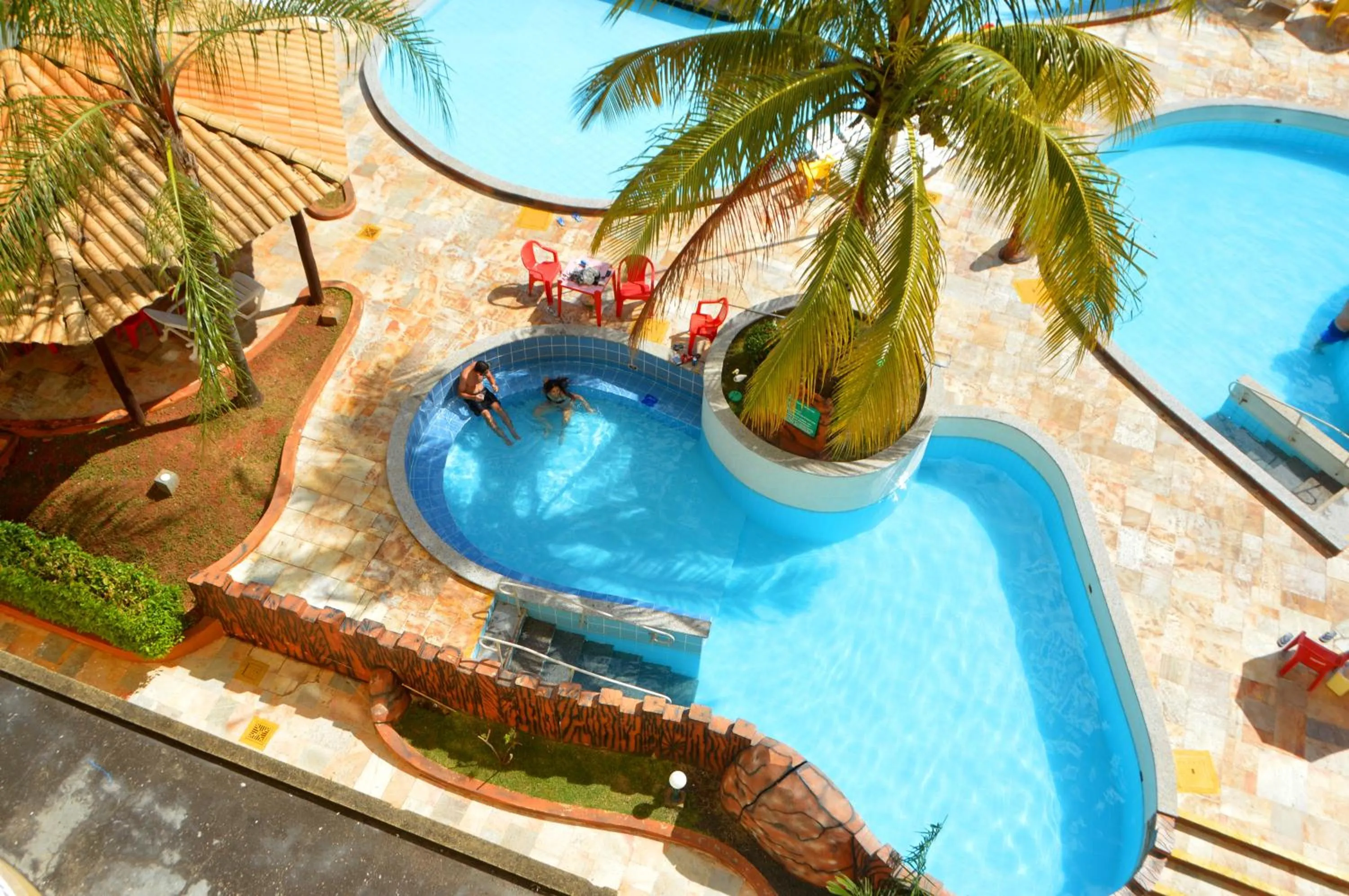 Pool view in Suite Show no Thermas Place