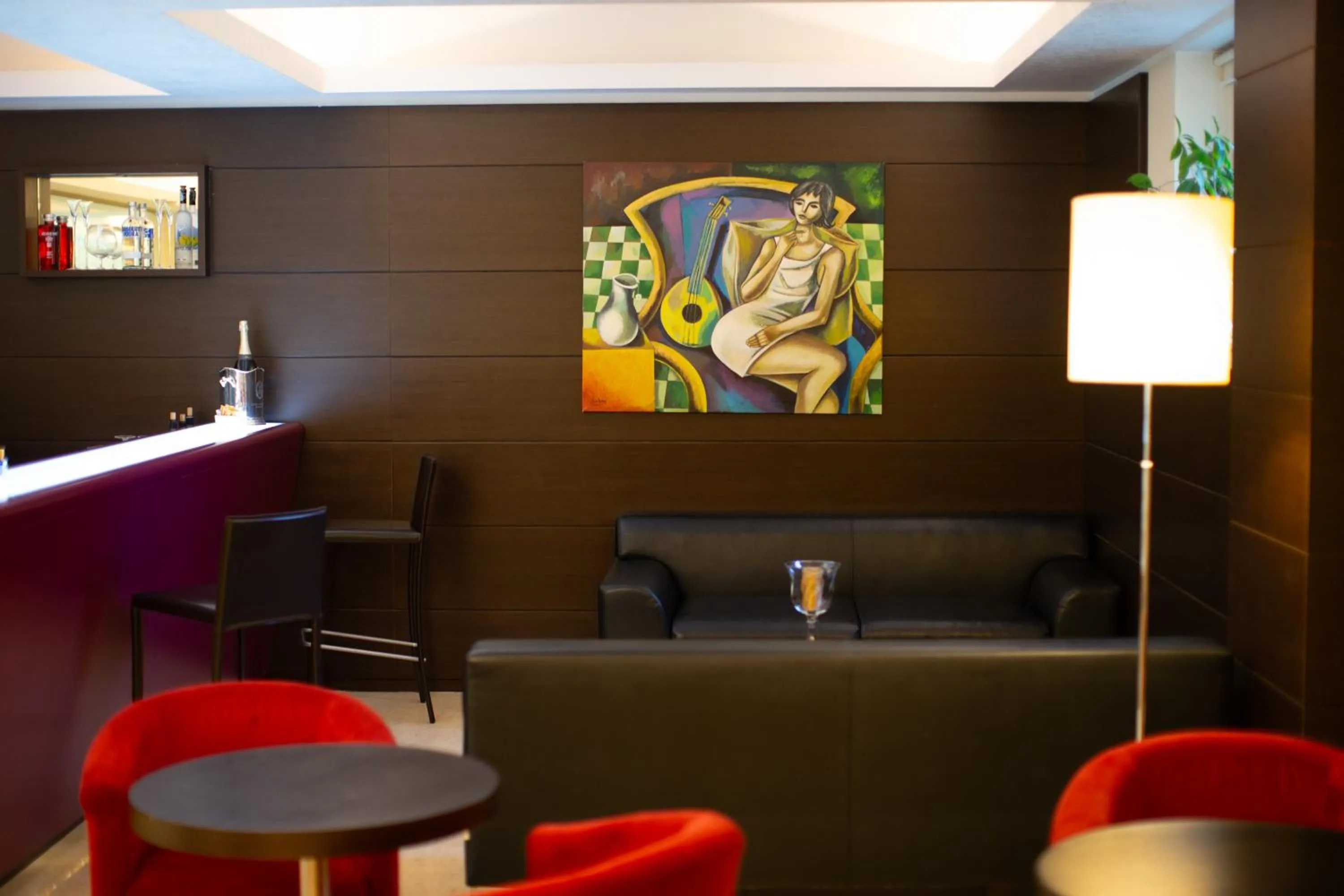 Lounge or bar in La Dimora del Baco Hotel