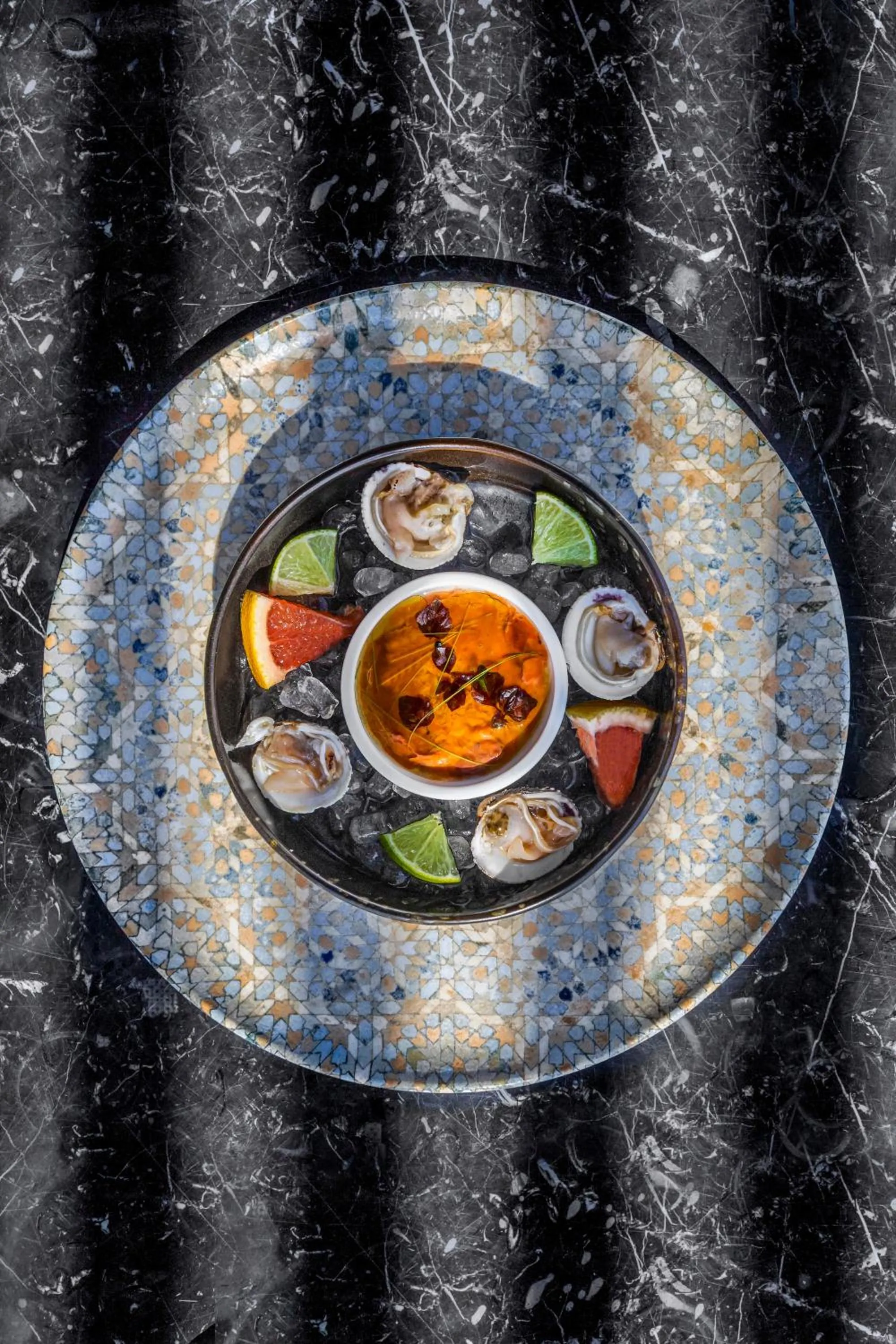 Food close-up in Tagoo Black Mykonos