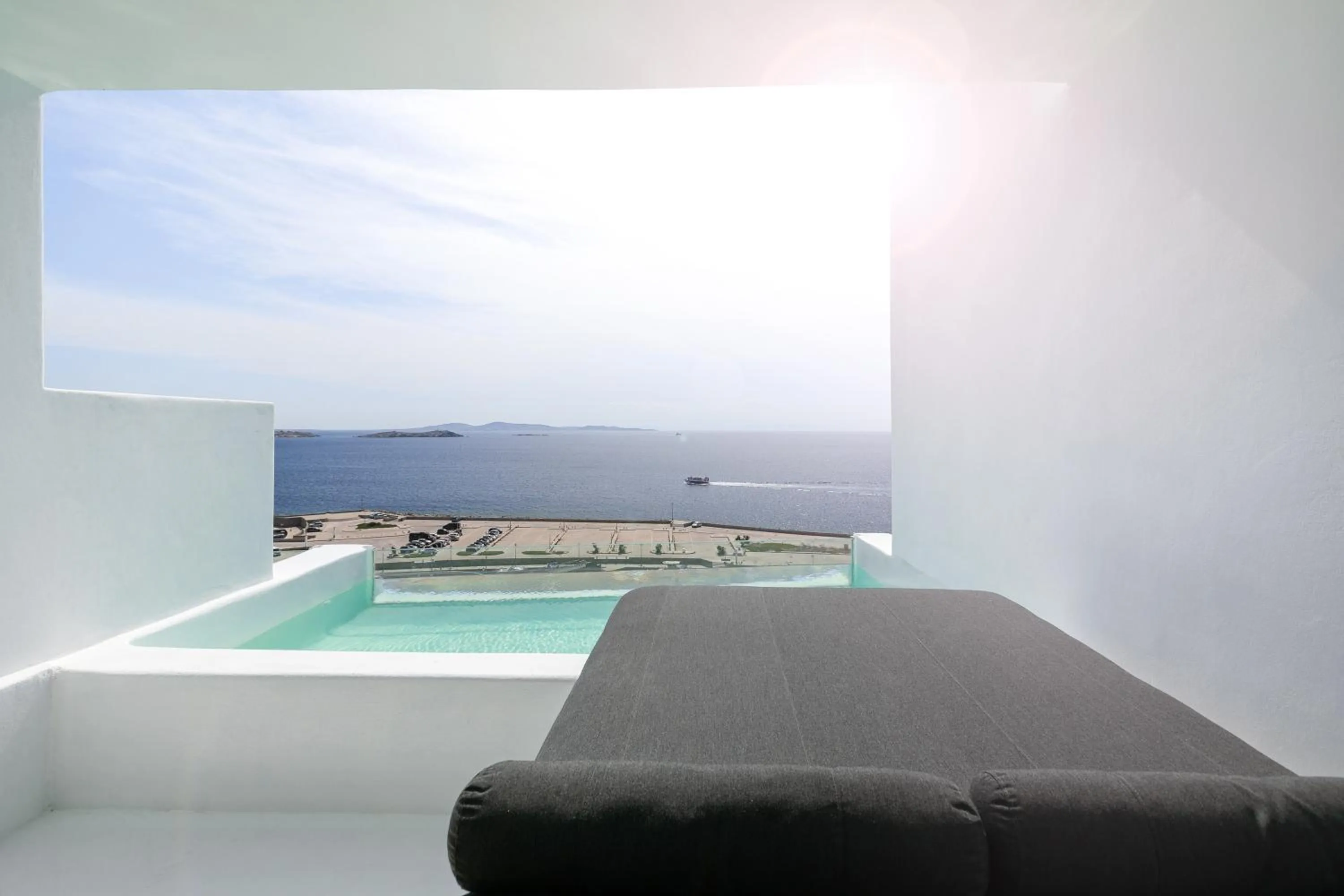 View (from property/room) in Tagoo Black Mykonos