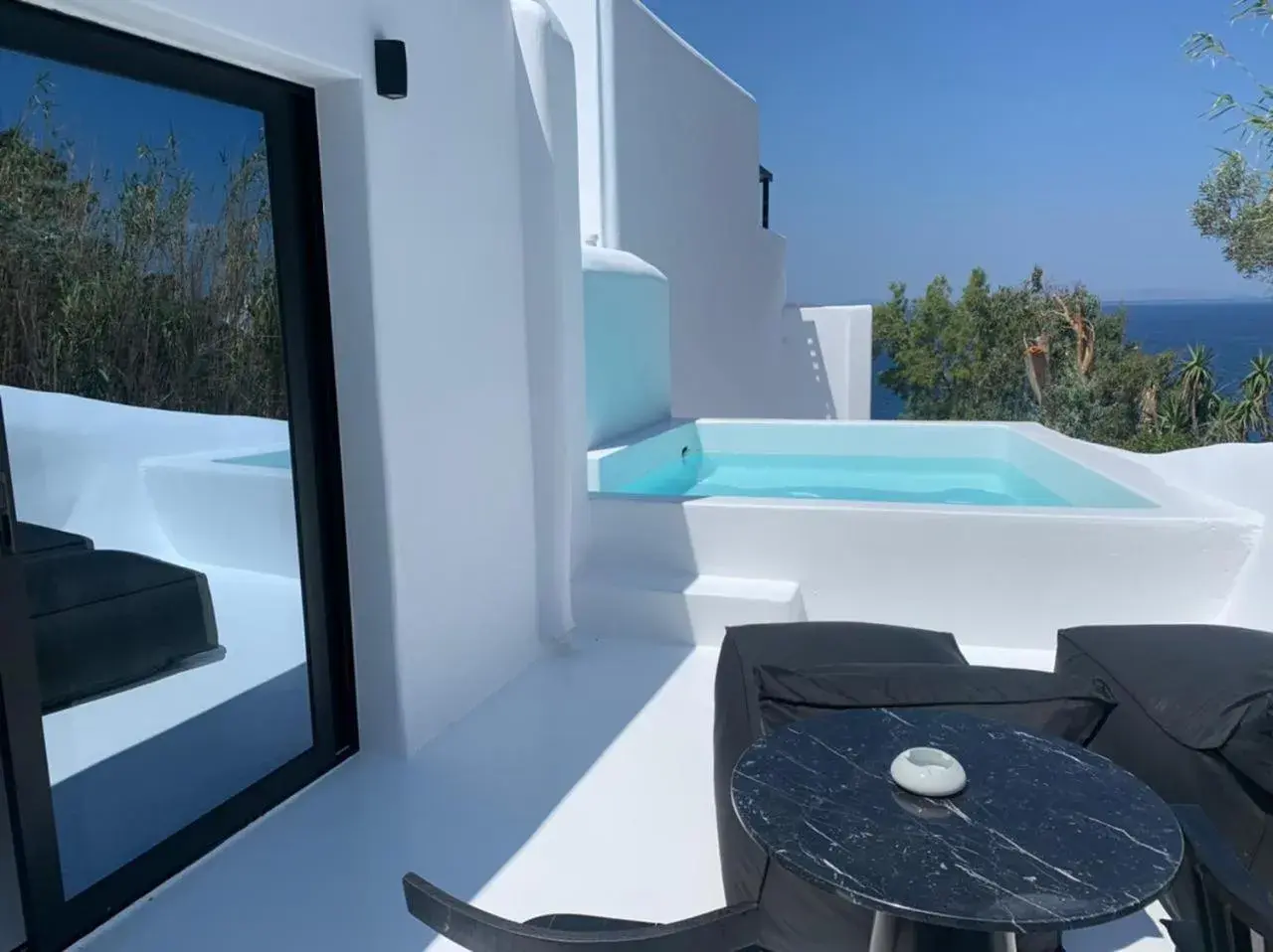 Junior Suite with Private Pool in Tagoo Black Mykonos Junior Suite with Private Pool in Tagoo Black Mykonos